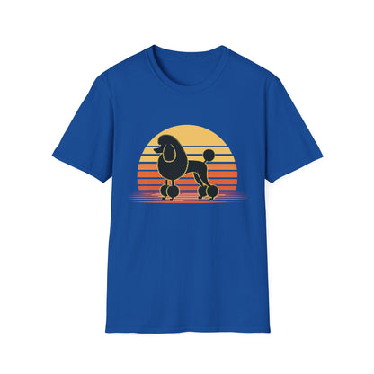 Retro Poodle Sunset Tee