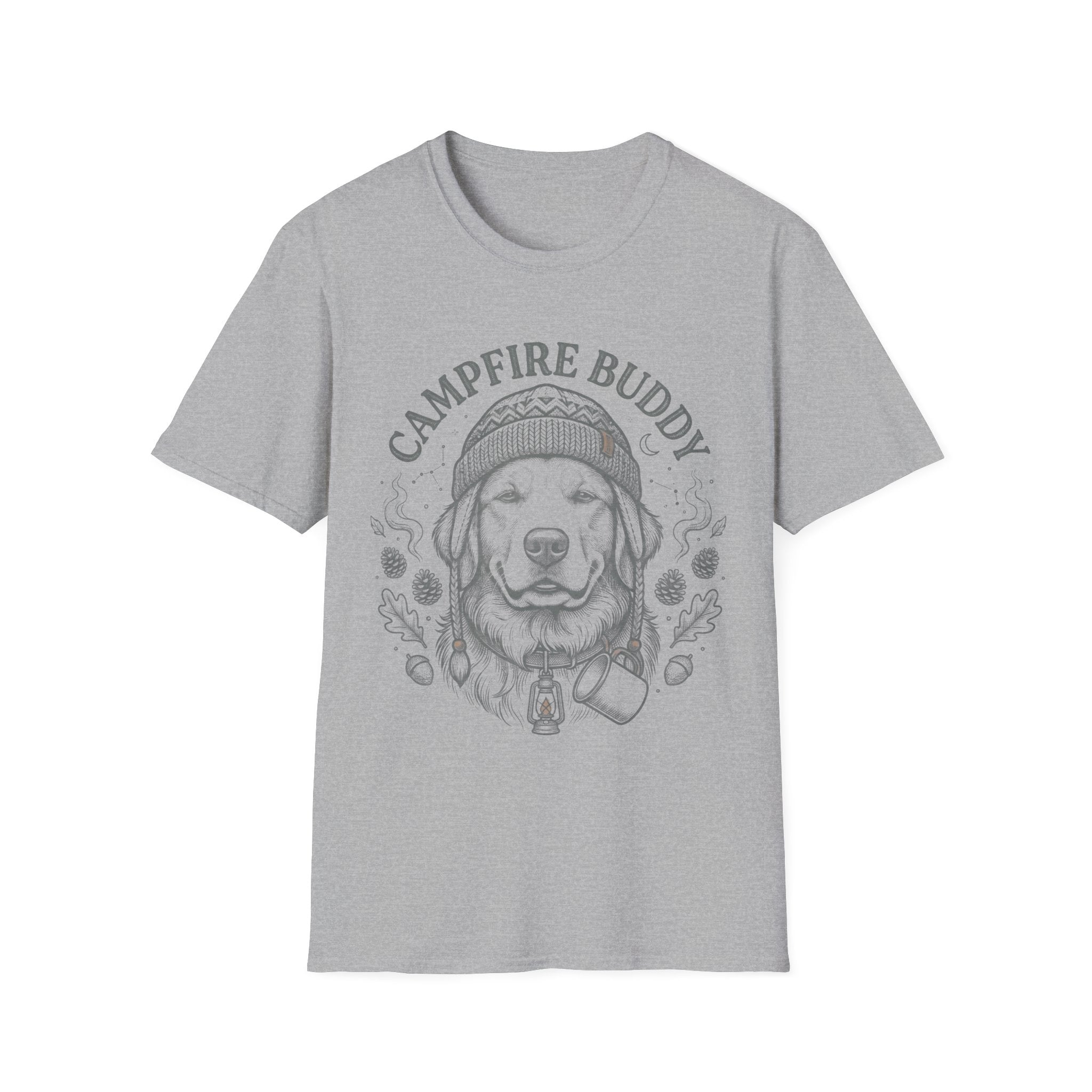 Golden Retriever Campfire Buddy Tee