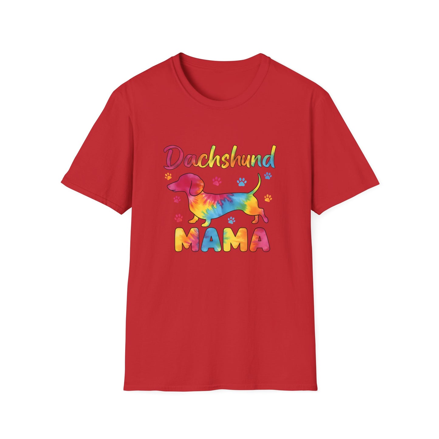 Rainbow Dachshund Mama Tee