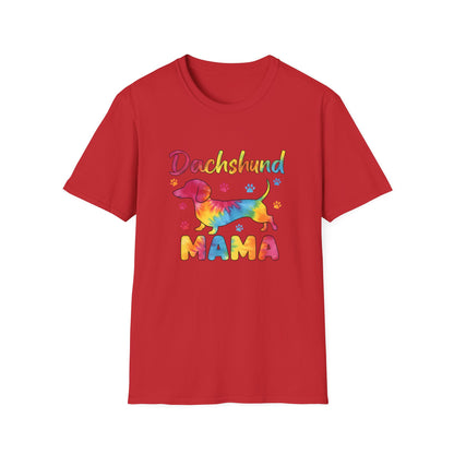 Rainbow Dachshund Mama Tee