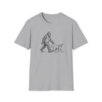Bigfoot Walking Afghan Hound Tee