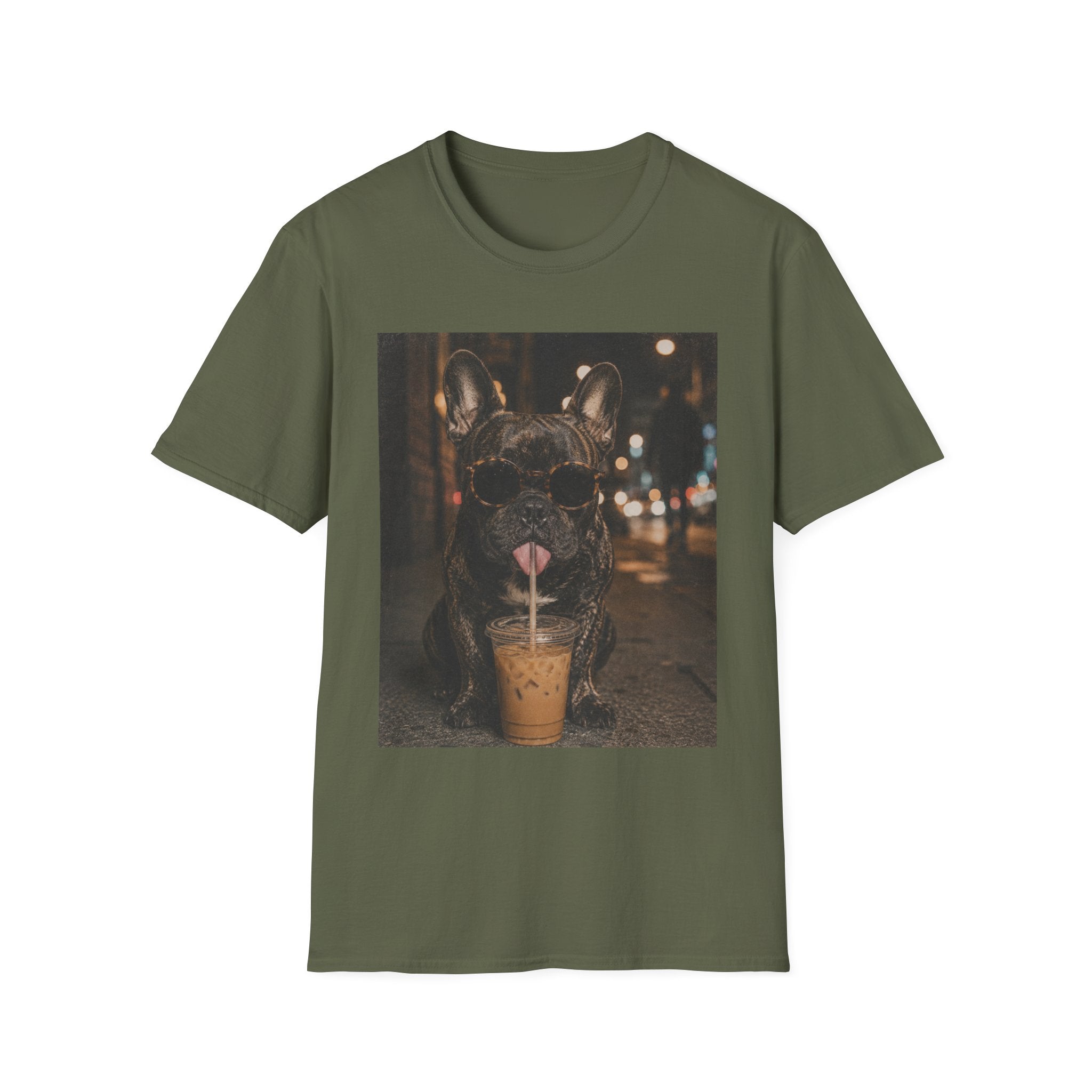 French Bulldog Iced Coffee Tee