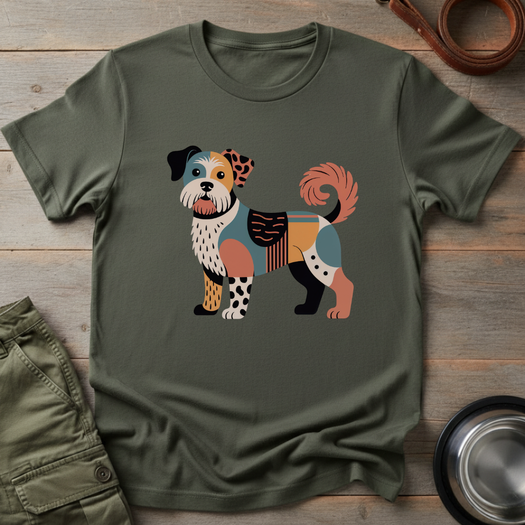 Abstract Mutt Magic Tee