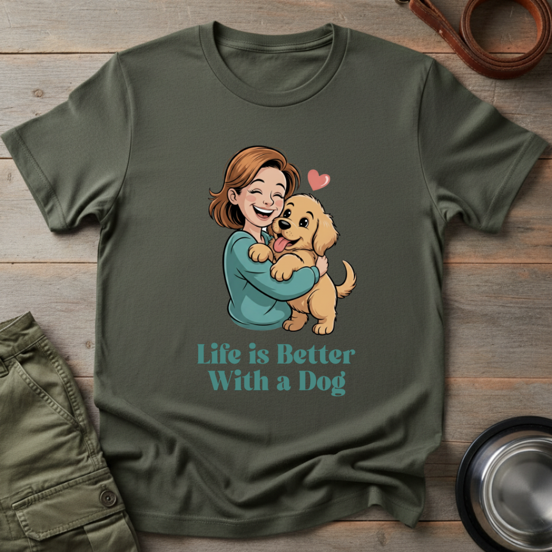 Better With A Dog Tee