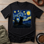 Van Gogh Starry Frenchie Tee