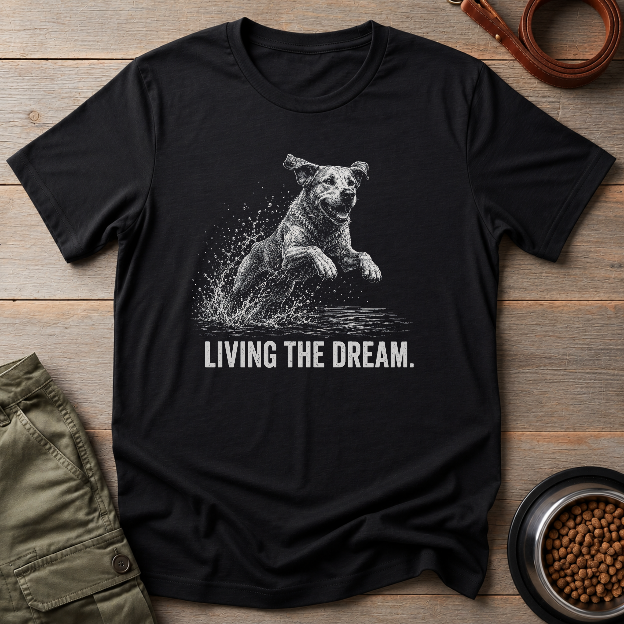 Labrador Retriever Living The Dream Tee