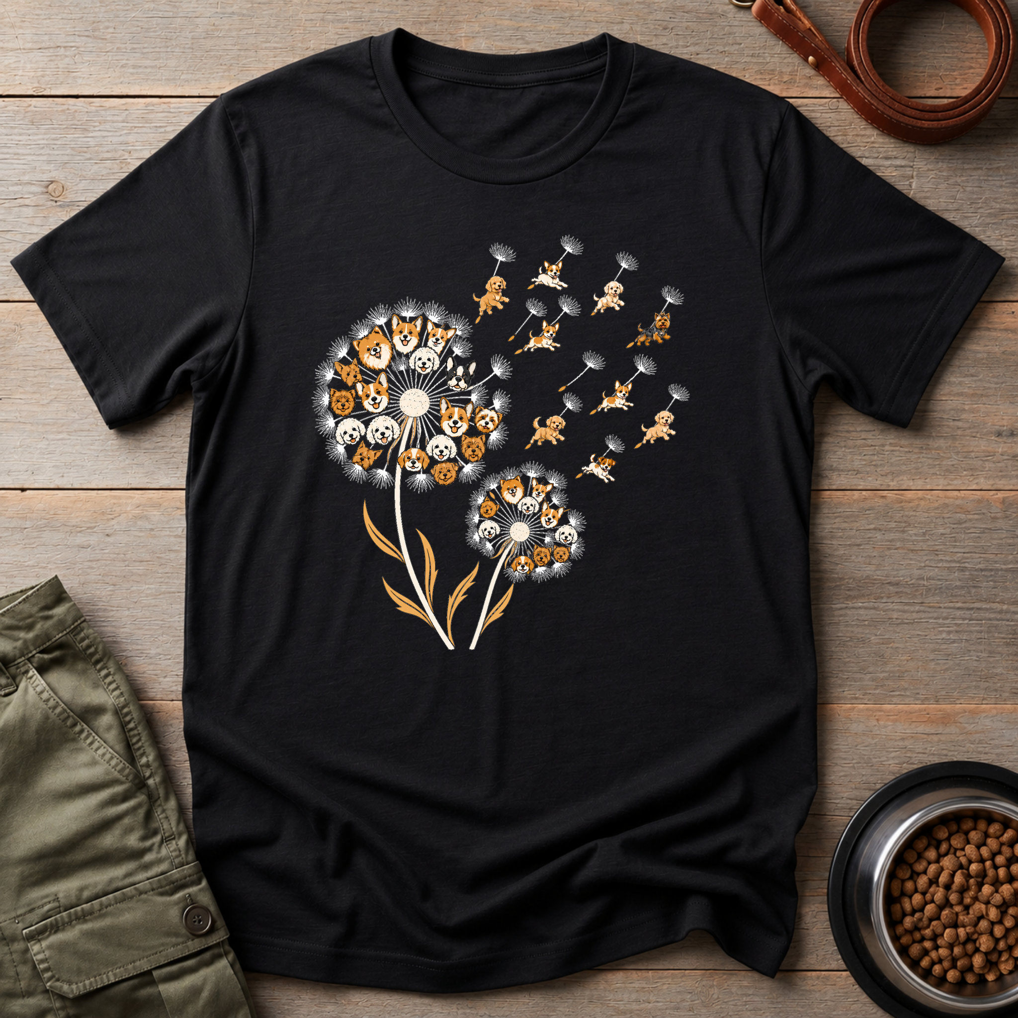 Dog Dandelion Tee