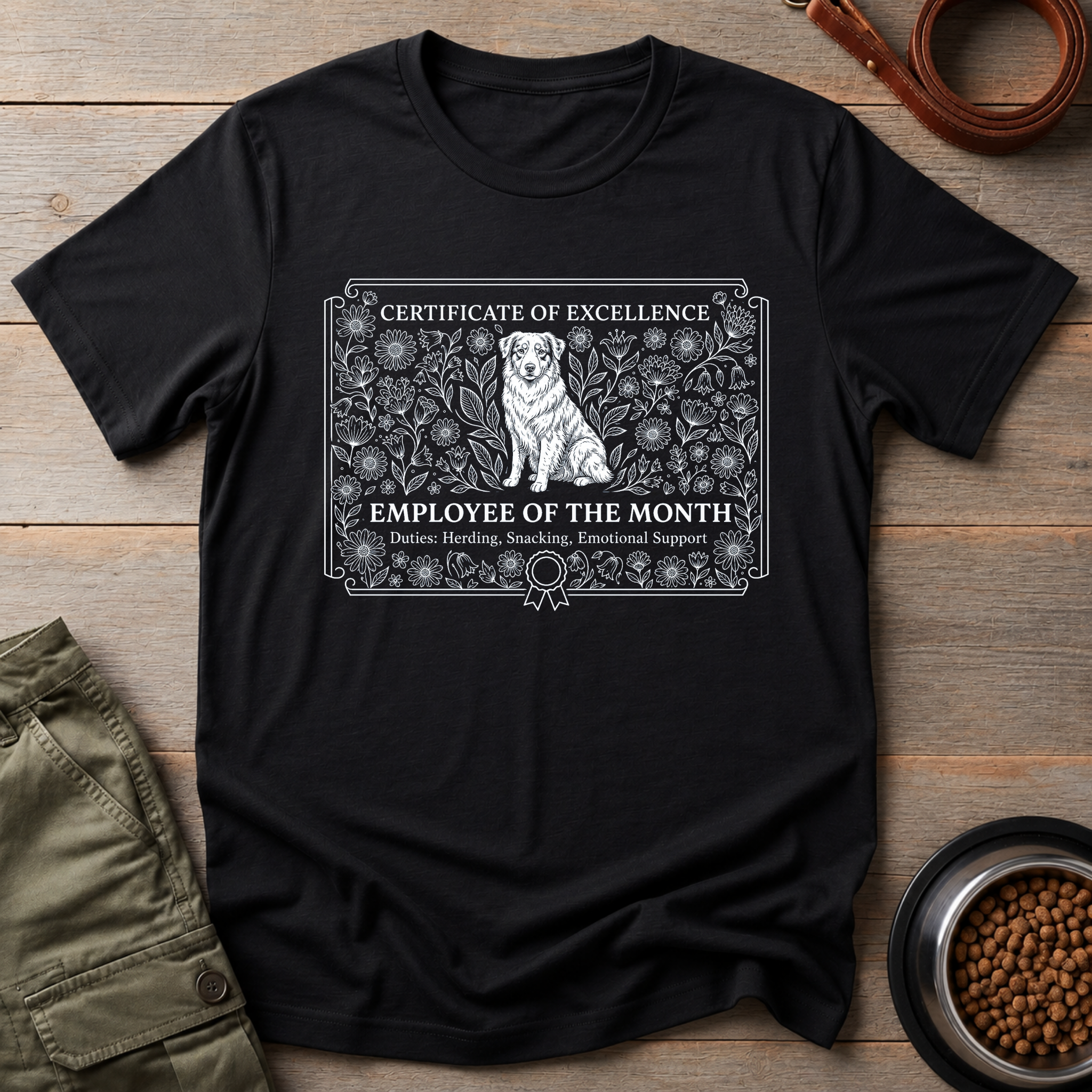 Australian Shepherd Employee of the Month Tee