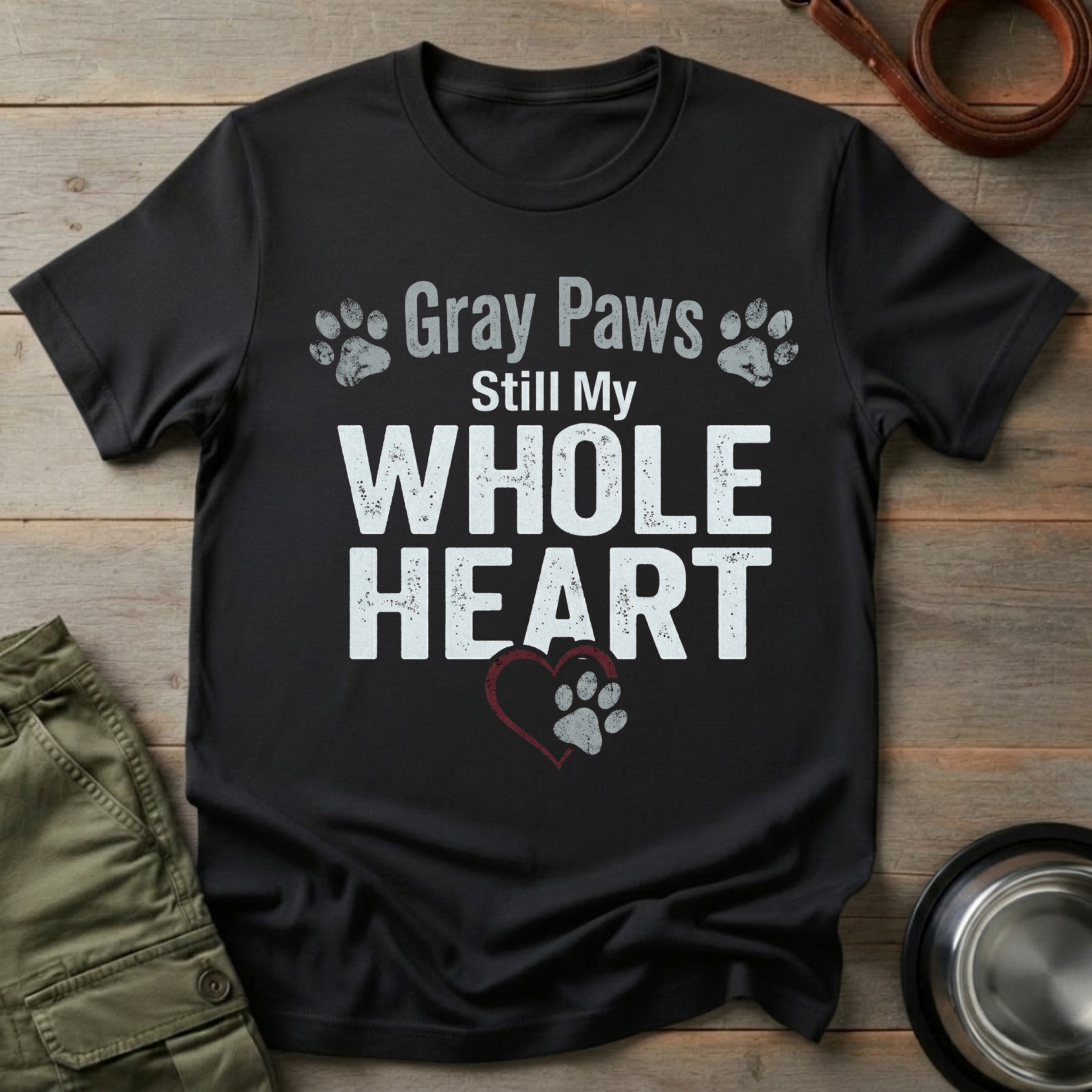 Gray Paws Whole Heart Tee