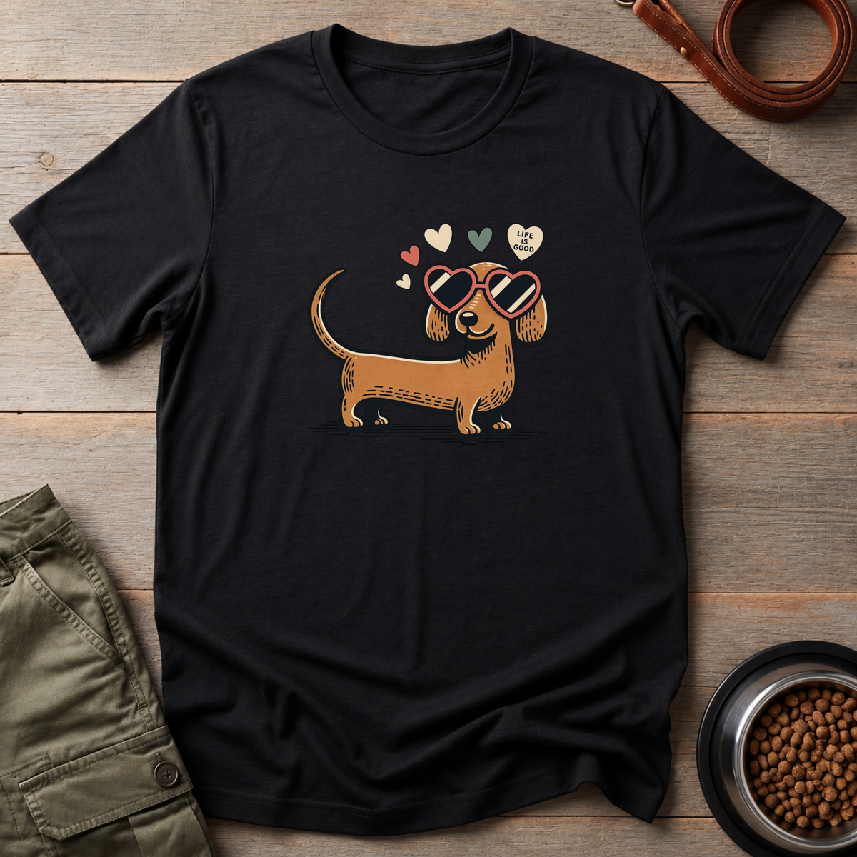 Dachshund Life Is Good Tee