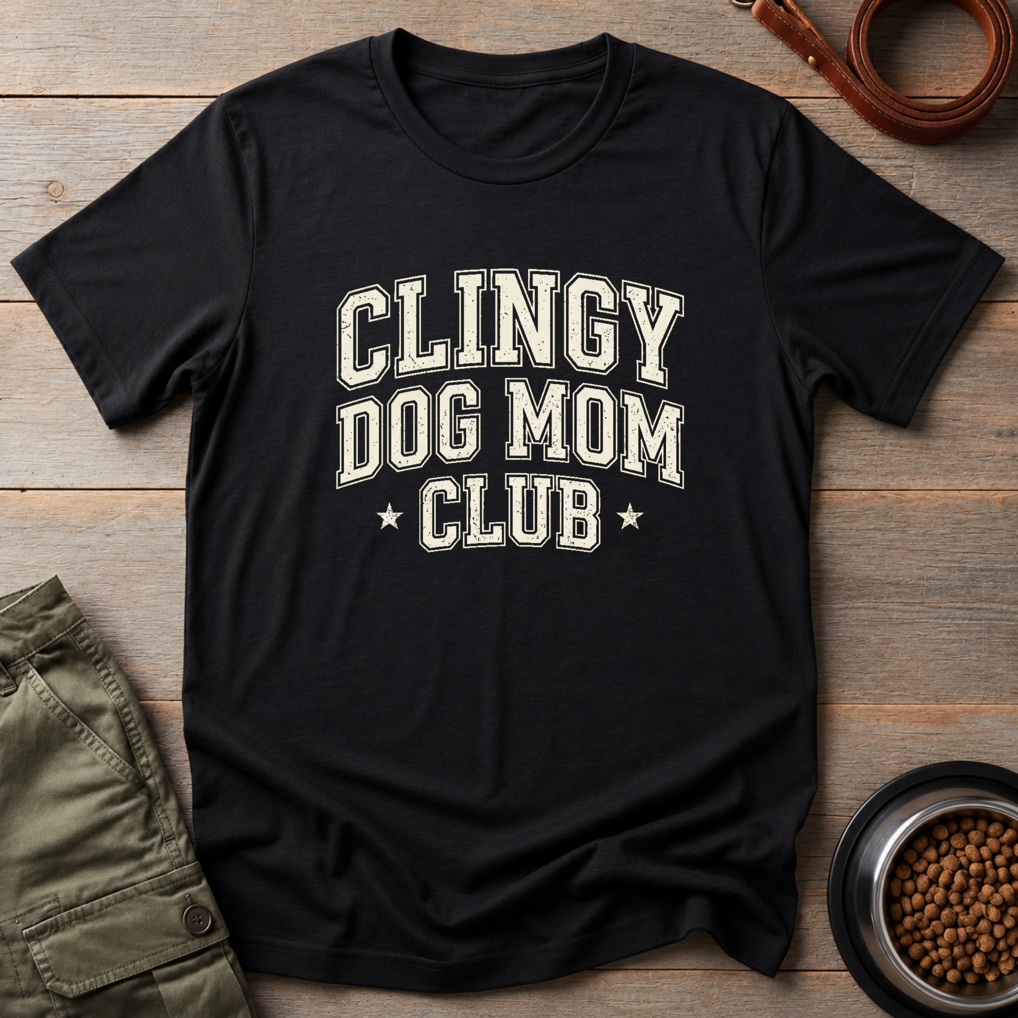 Clingy Dog Mom Club Tee