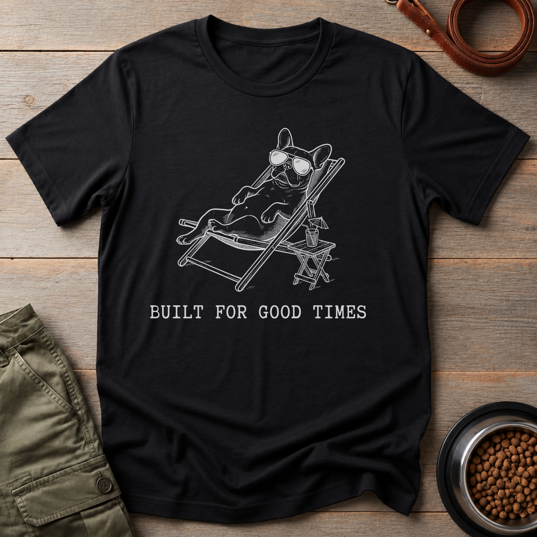 French Bulldog Built For Good Times Tee