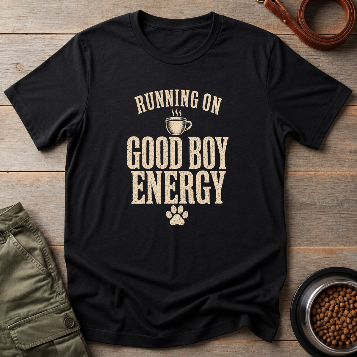Caffeinated Good Boy Energy Tee