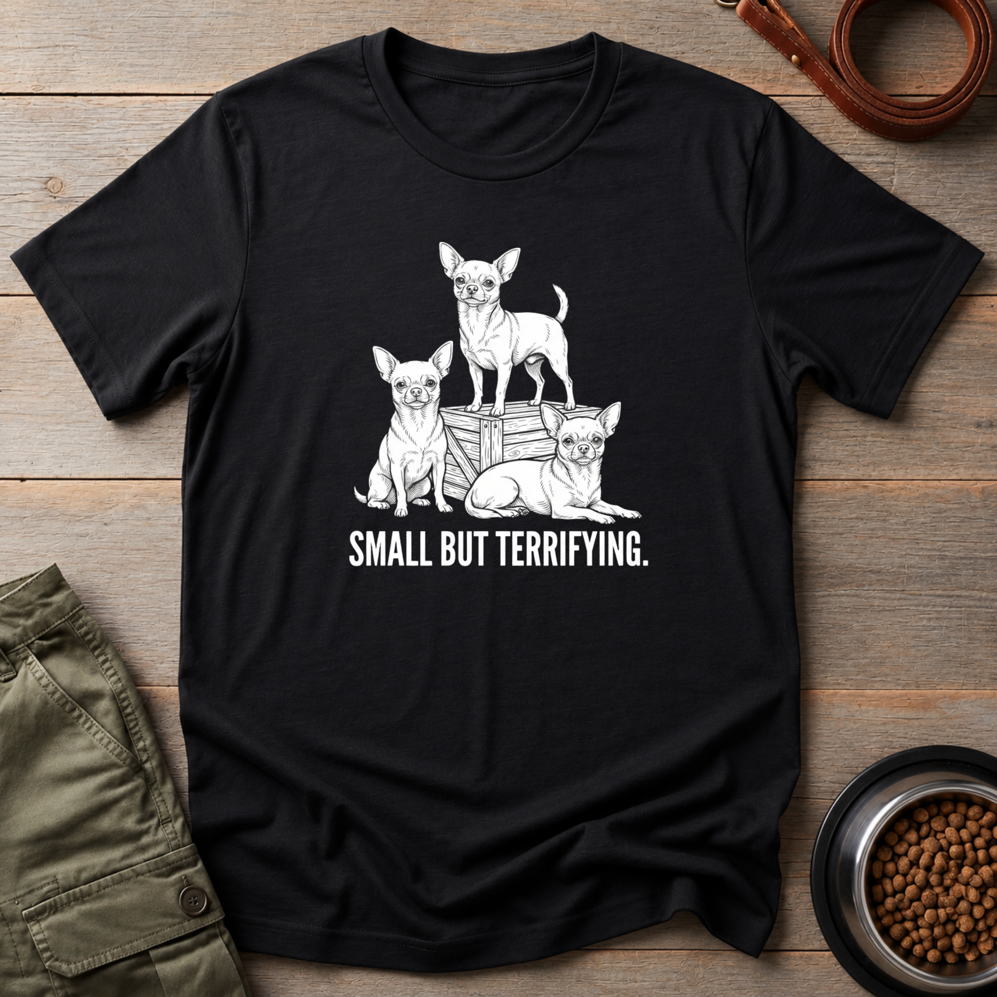 Chihuahua Small But Terrifying Tee