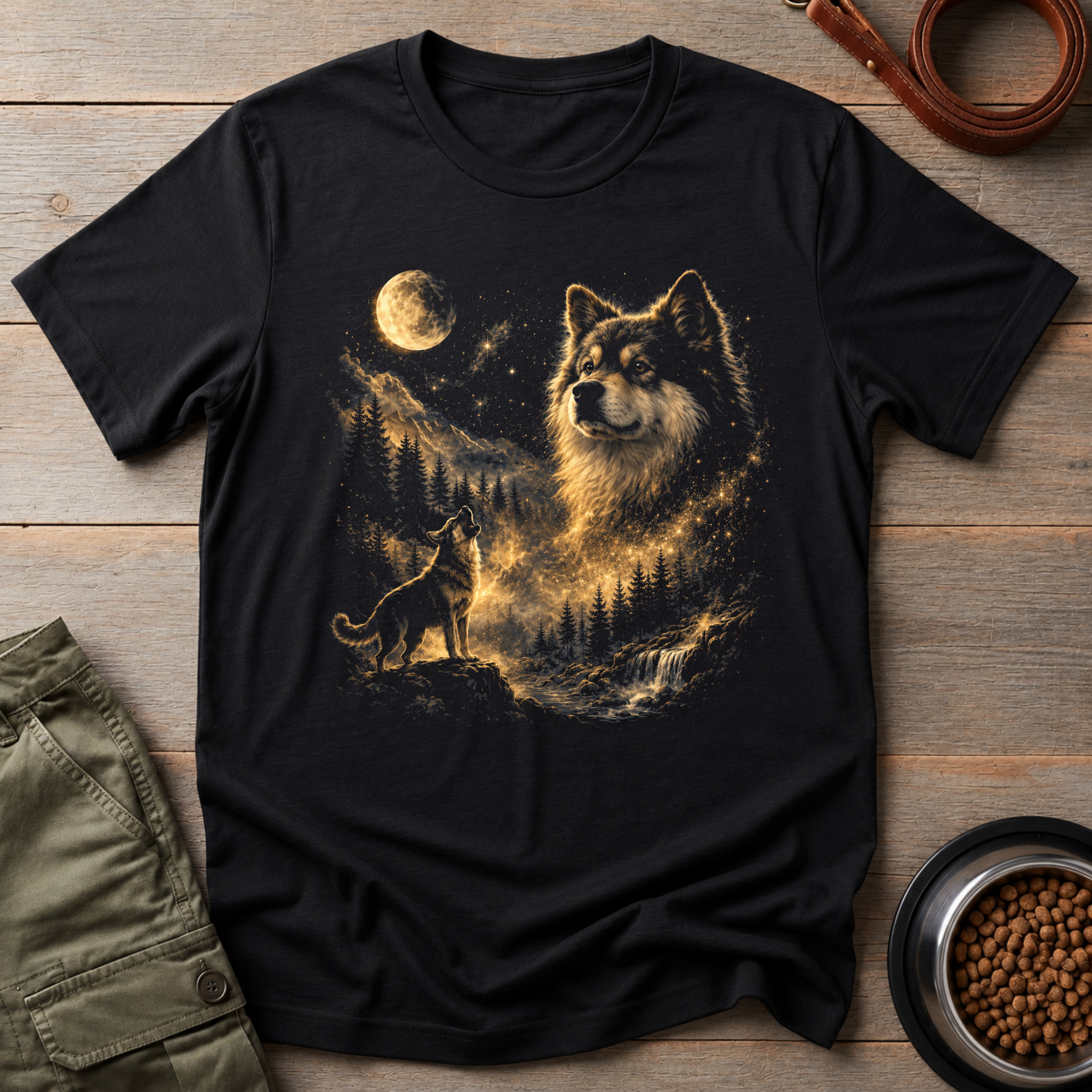 Howling Moon Dog Tee