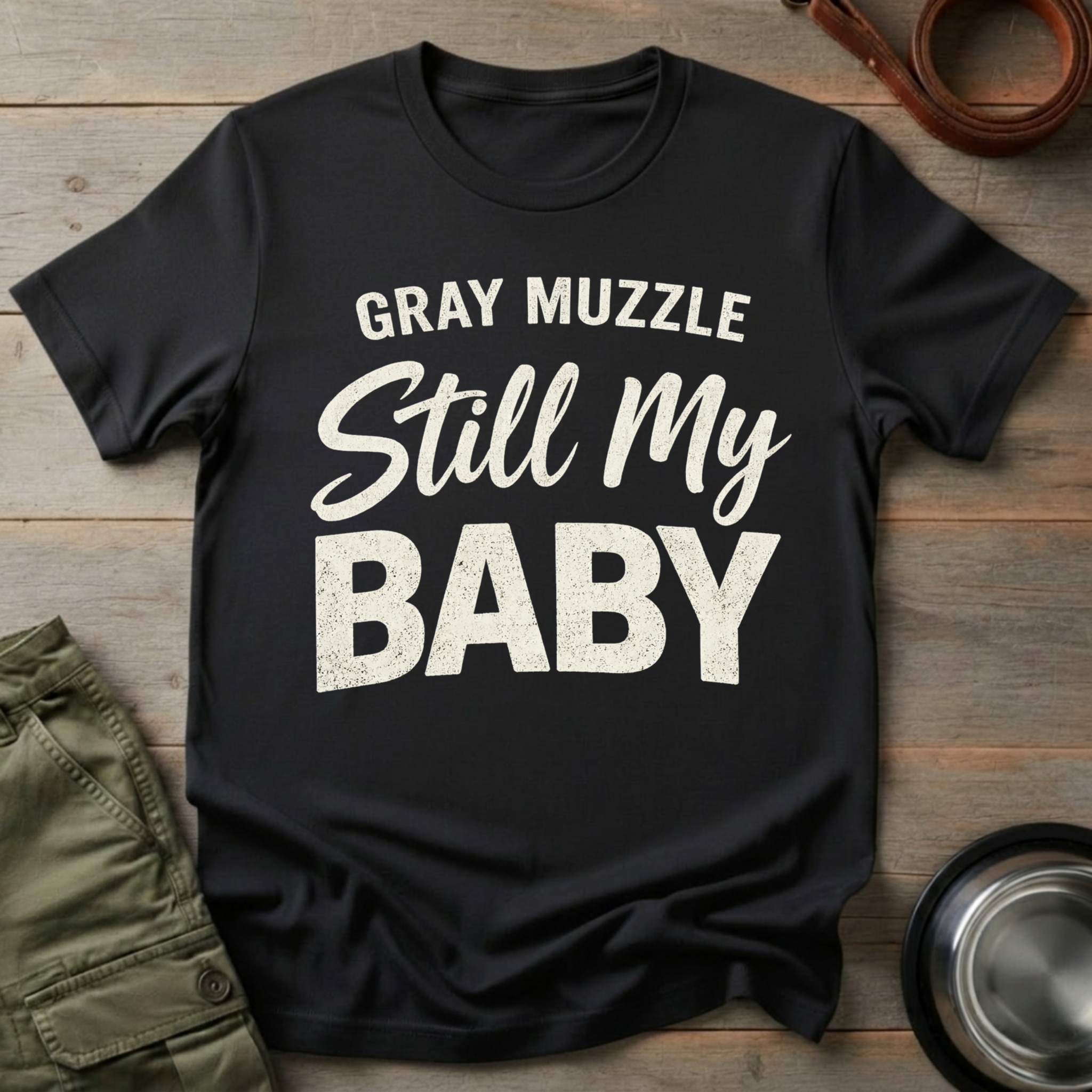 Gray Muzzle Baby Tee
