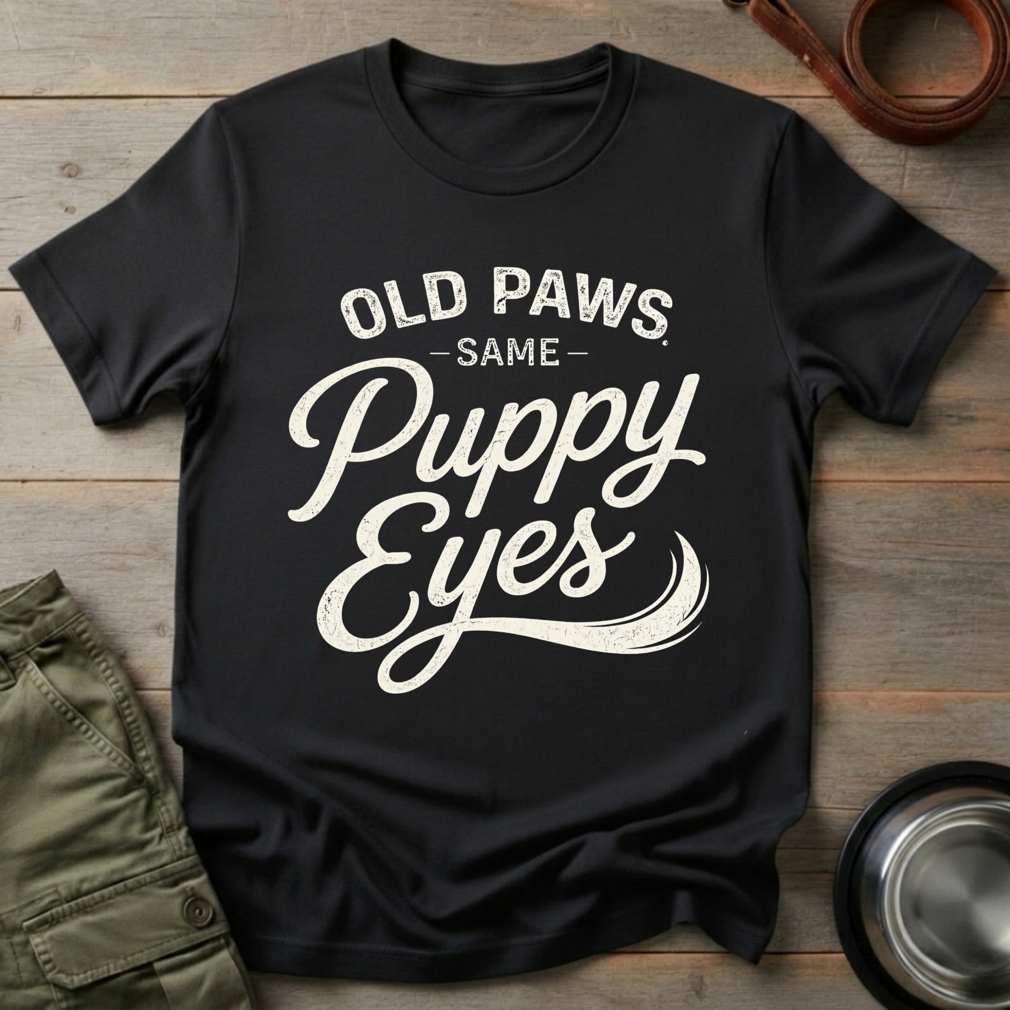 Old Paws Puppy Eyes Tee