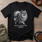 Pomeranian Main Character Energy Tee