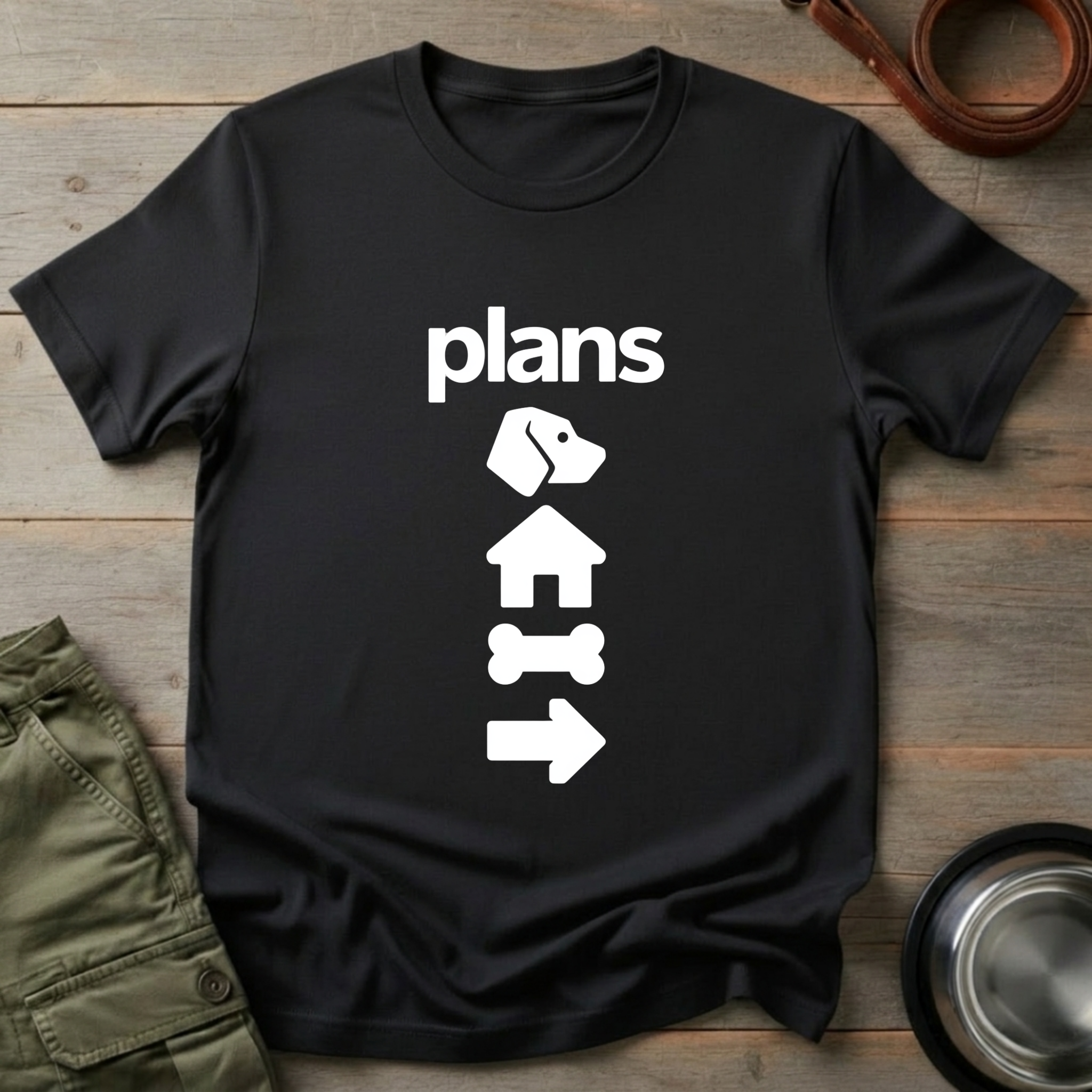 Weekend Plans Dog Life Tee
