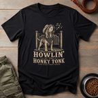 Bassett Hound Howlin' At The Honky Tonk Tee