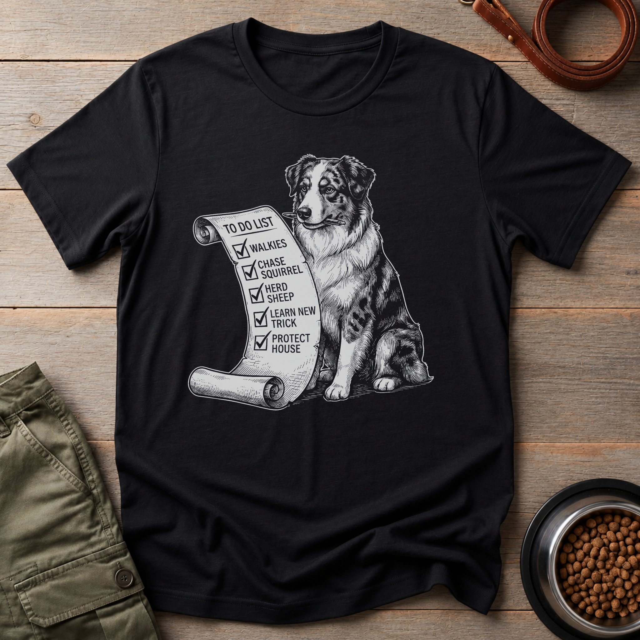 Australian Shepherd I Already Did It Tee
