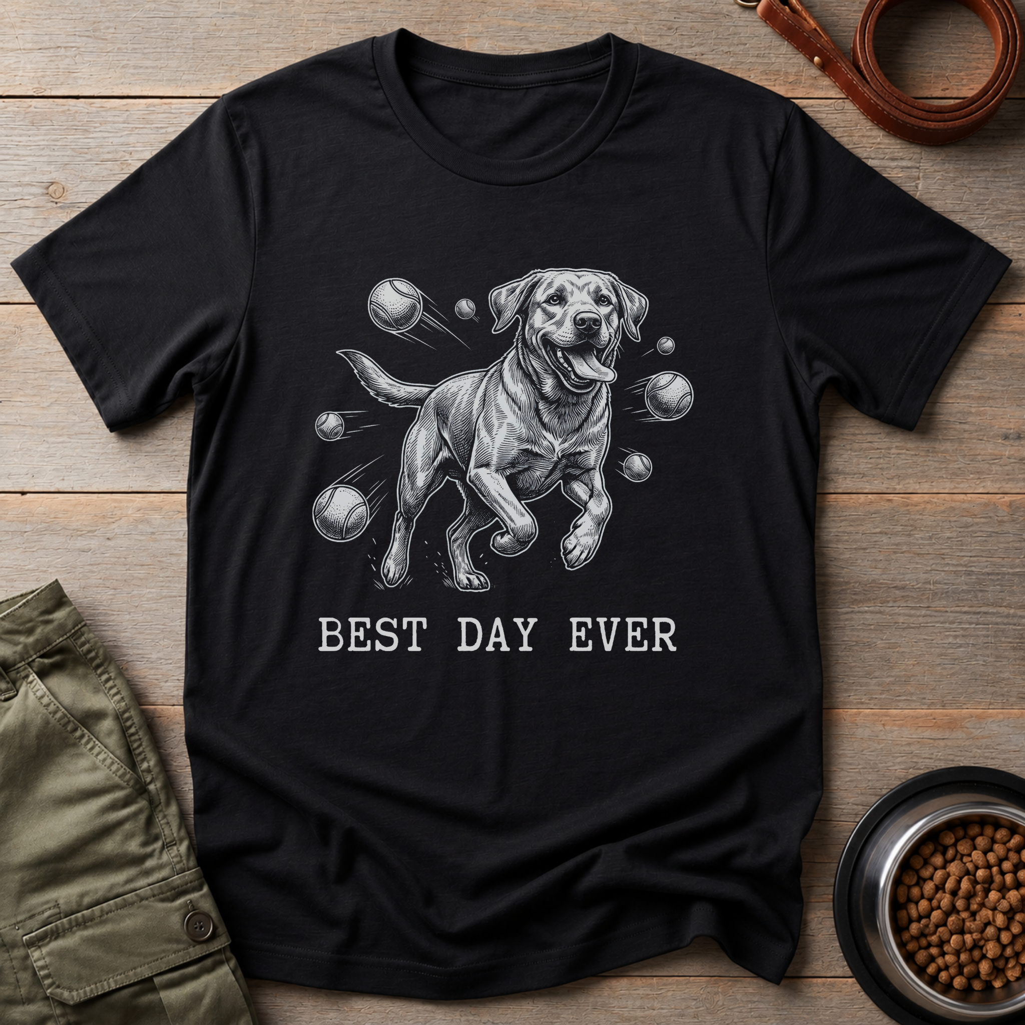Labrador Retriever Best Day Ever Tee