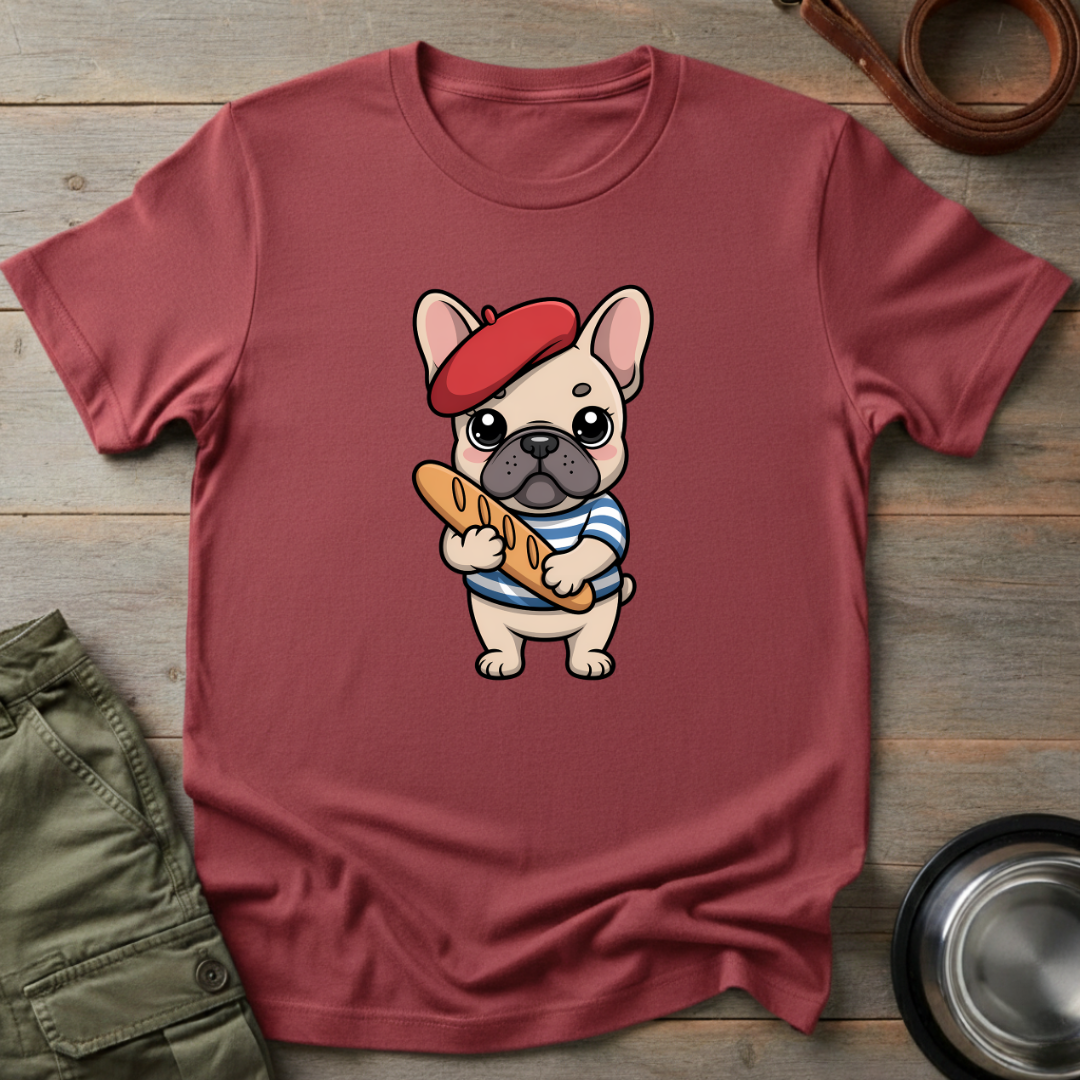 Bonjour Baguette Pup Tee