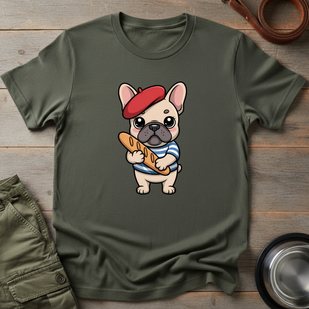 Bonjour Baguette Pup Tee