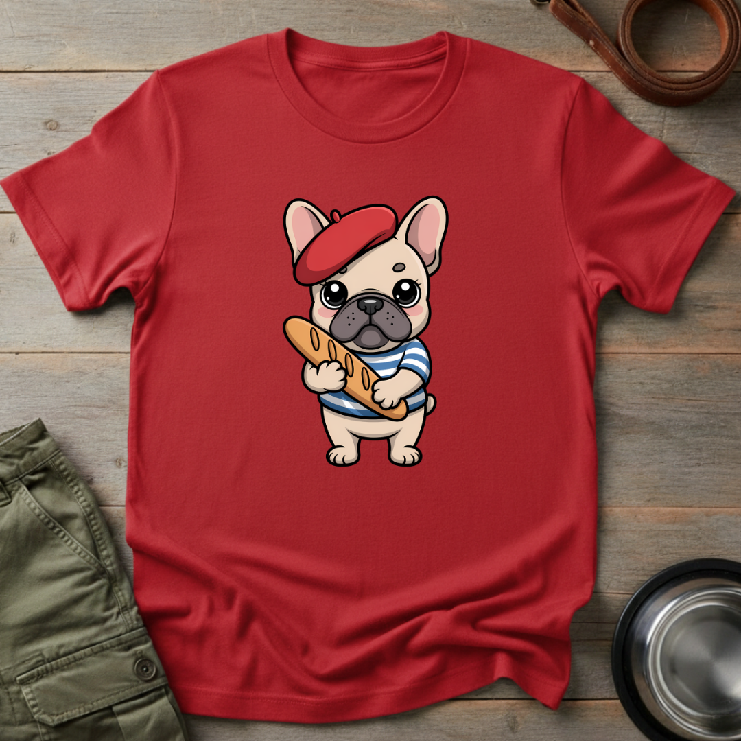 Bonjour Baguette Pup Tee