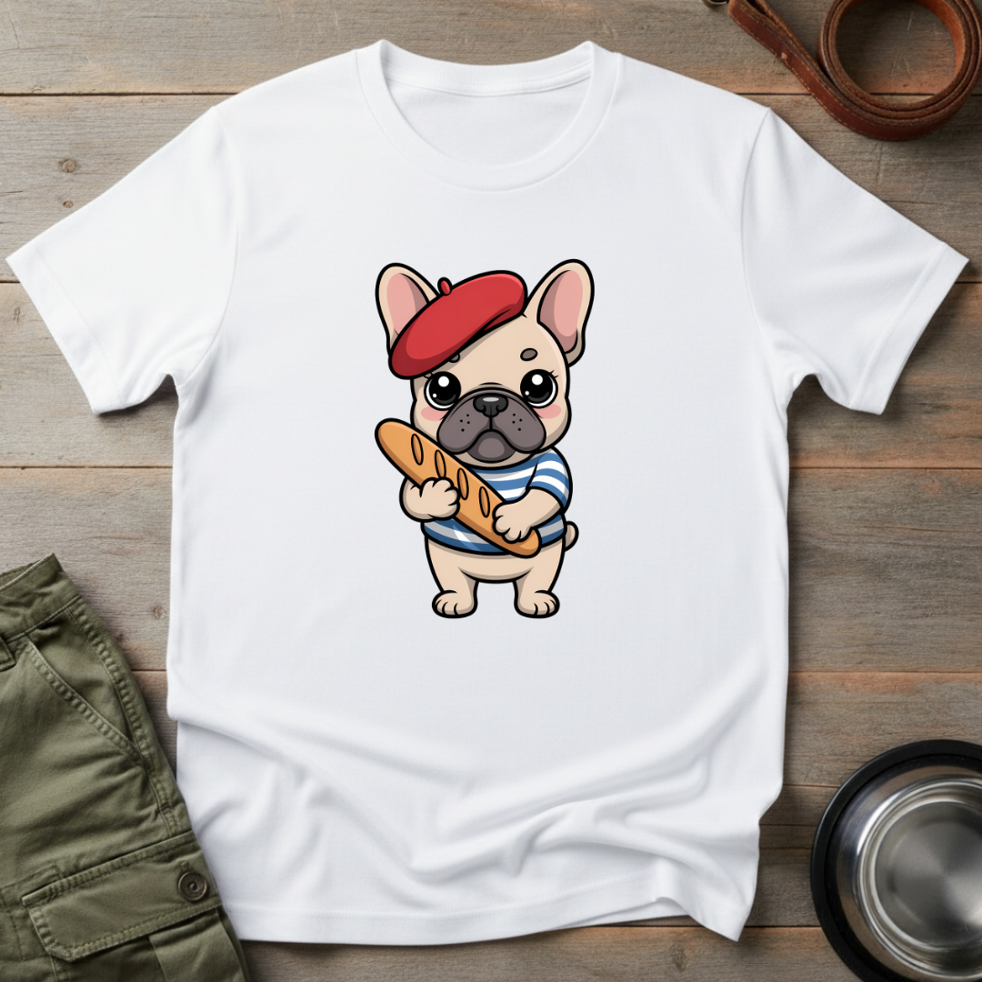 Bonjour Baguette Pup Tee