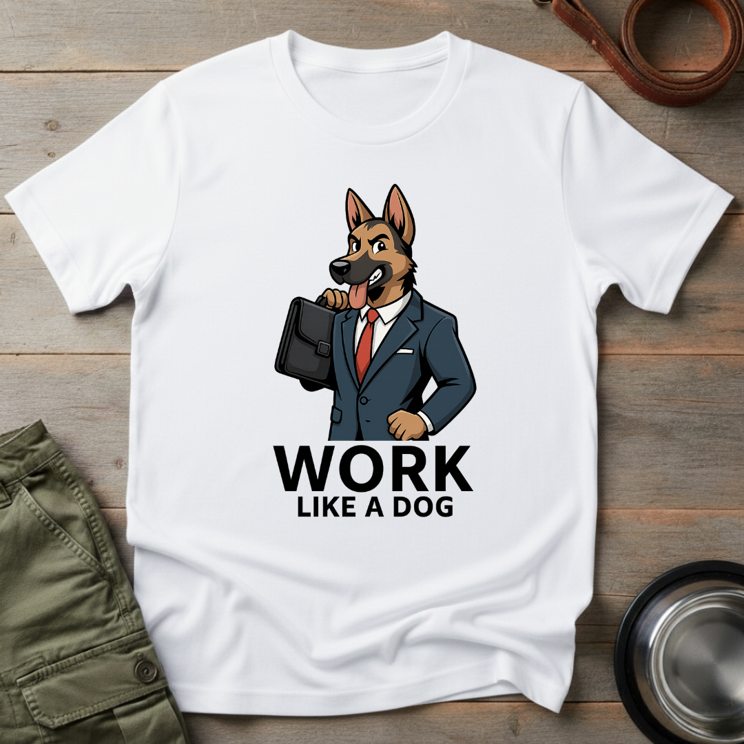 Business Pup Hustle Tee