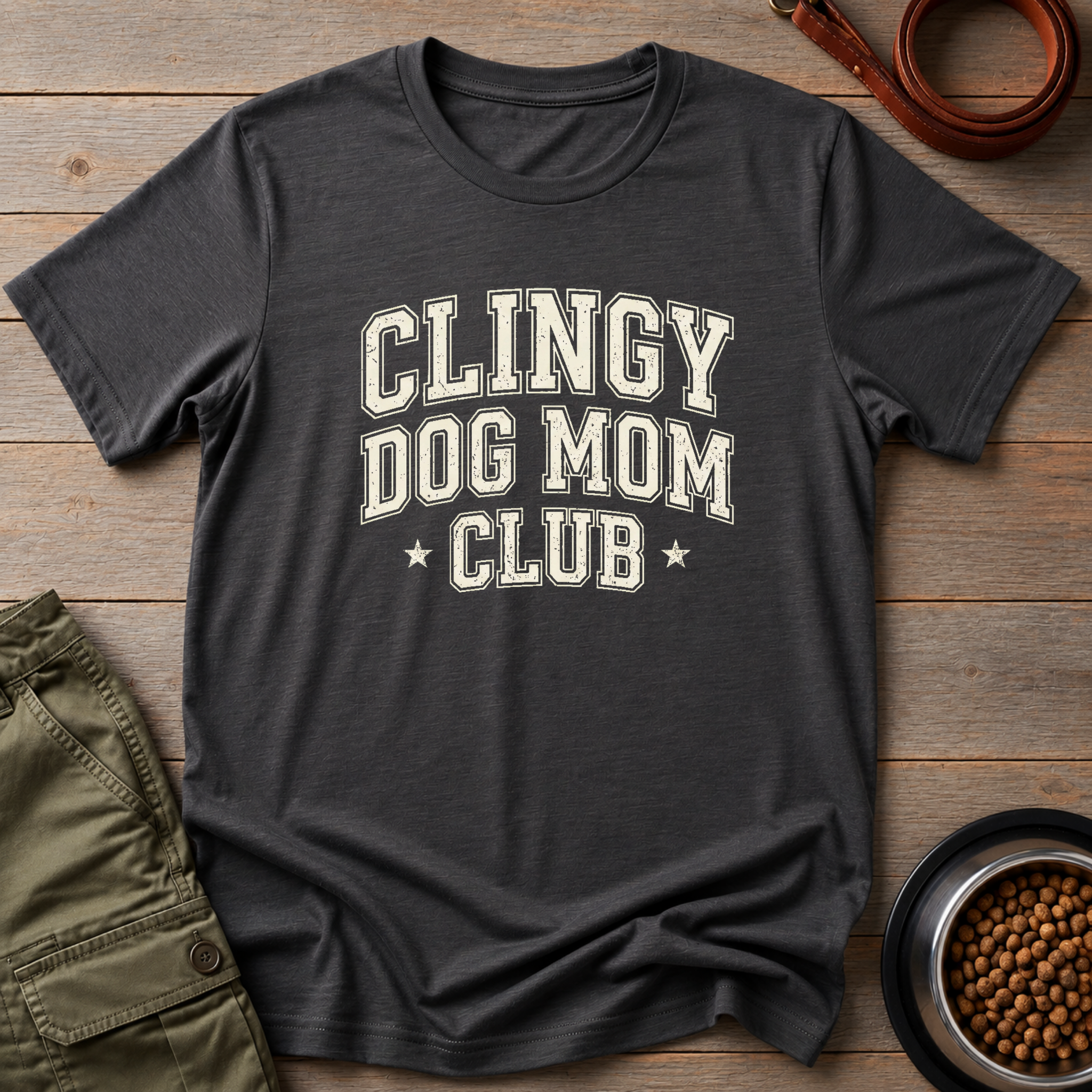 Clingy Dog Mom Club Tee