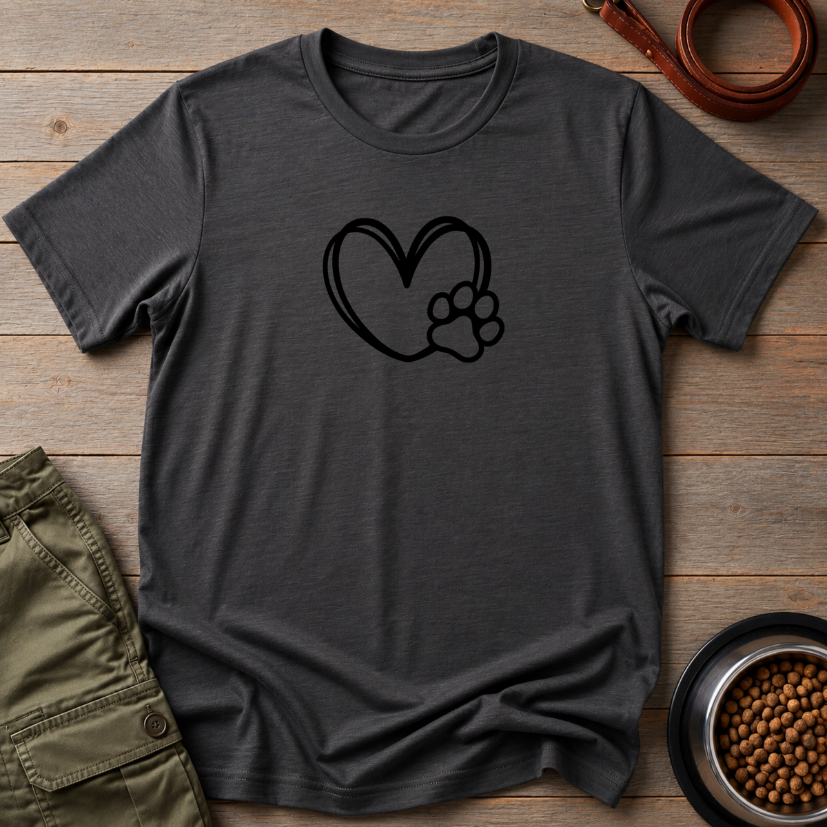 Paw Heart Love Tee
