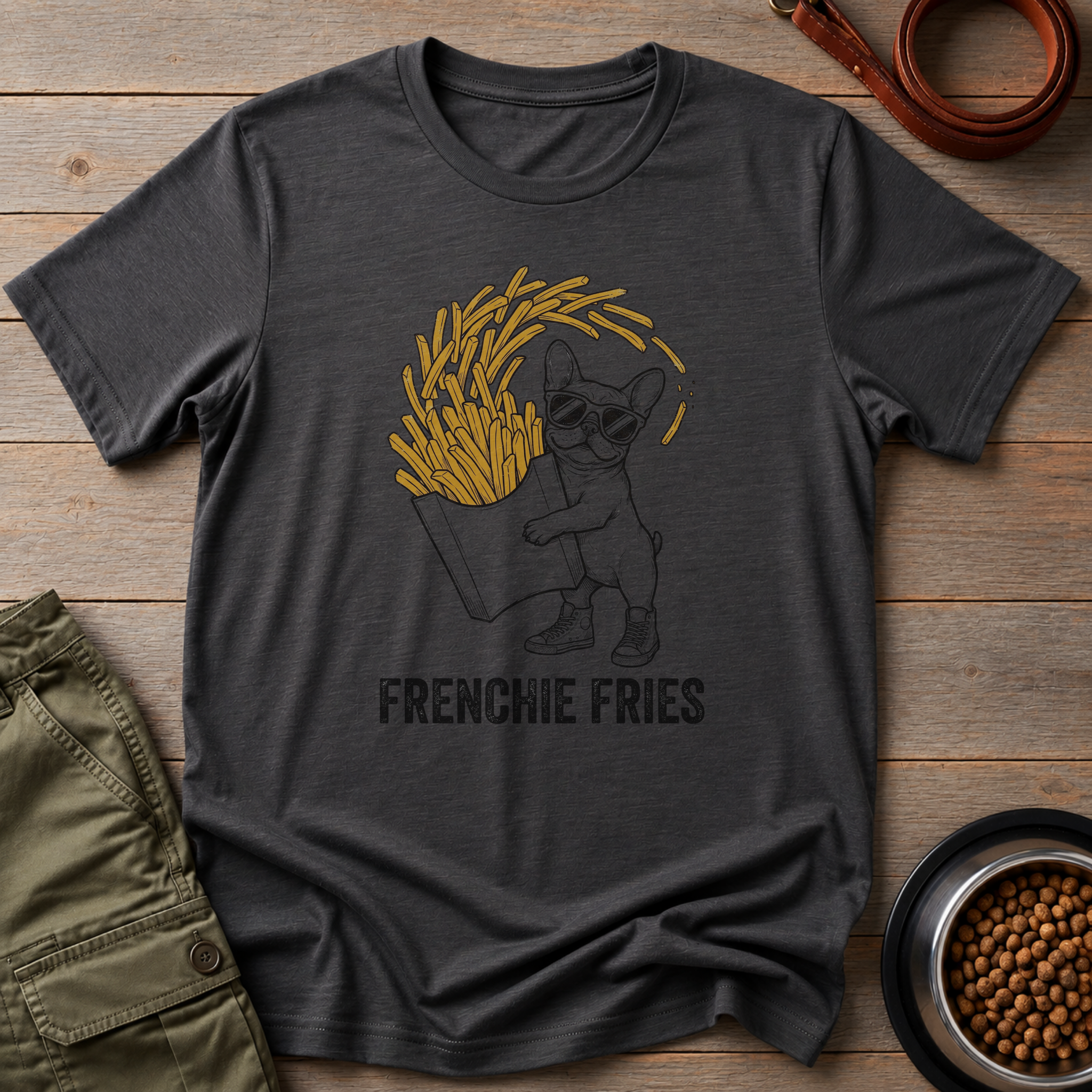 French Bulldog Fries Before Guys Tee