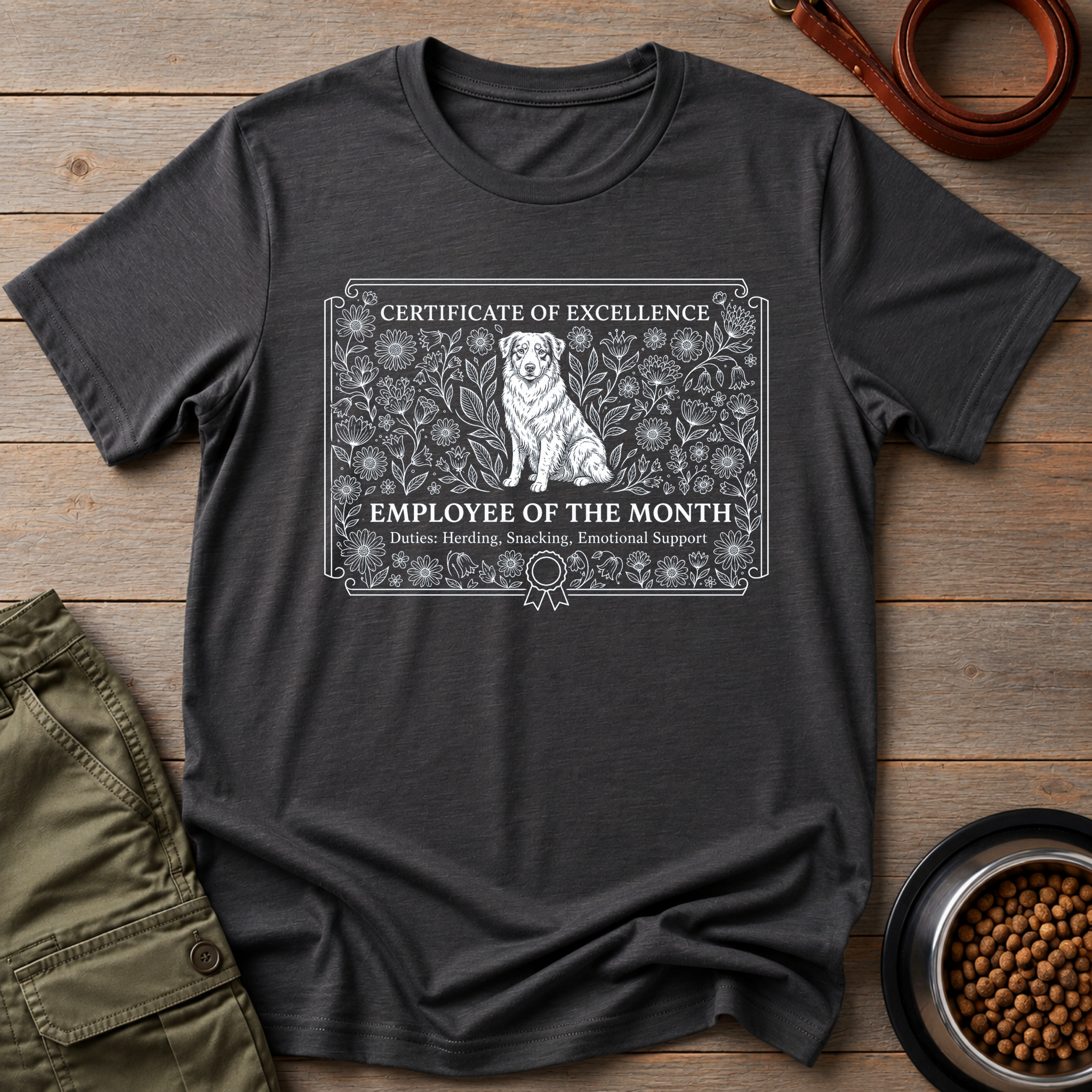 Australian Shepherd Employee of the Month Tee
