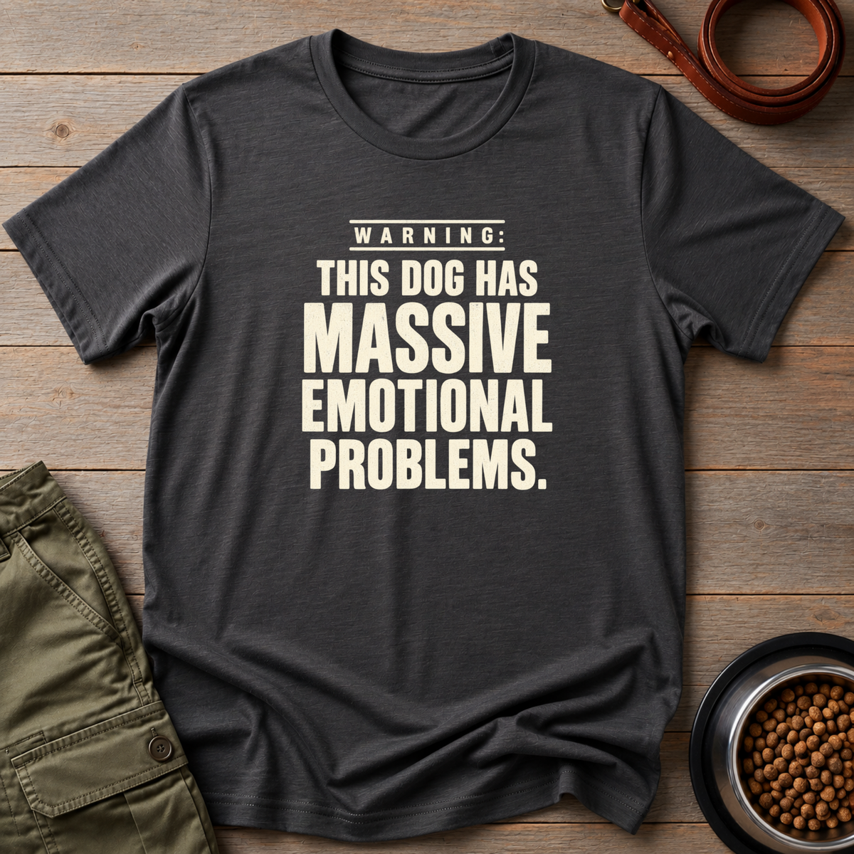 Warning Emotional Problems Tee