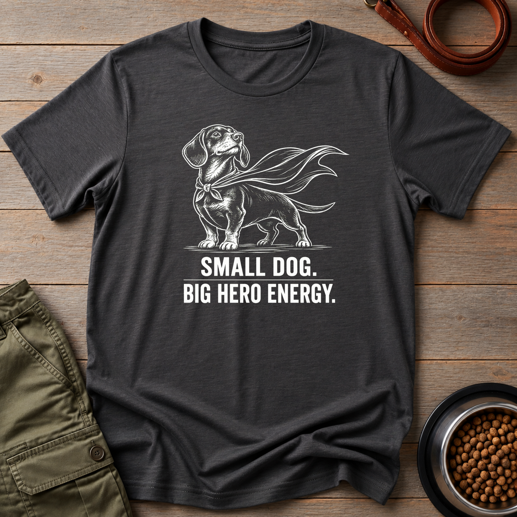 Dachshund Big Hero Energy Tee