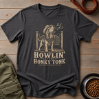 Bassett Hound Howlin' At The Honky Tonk Tee
