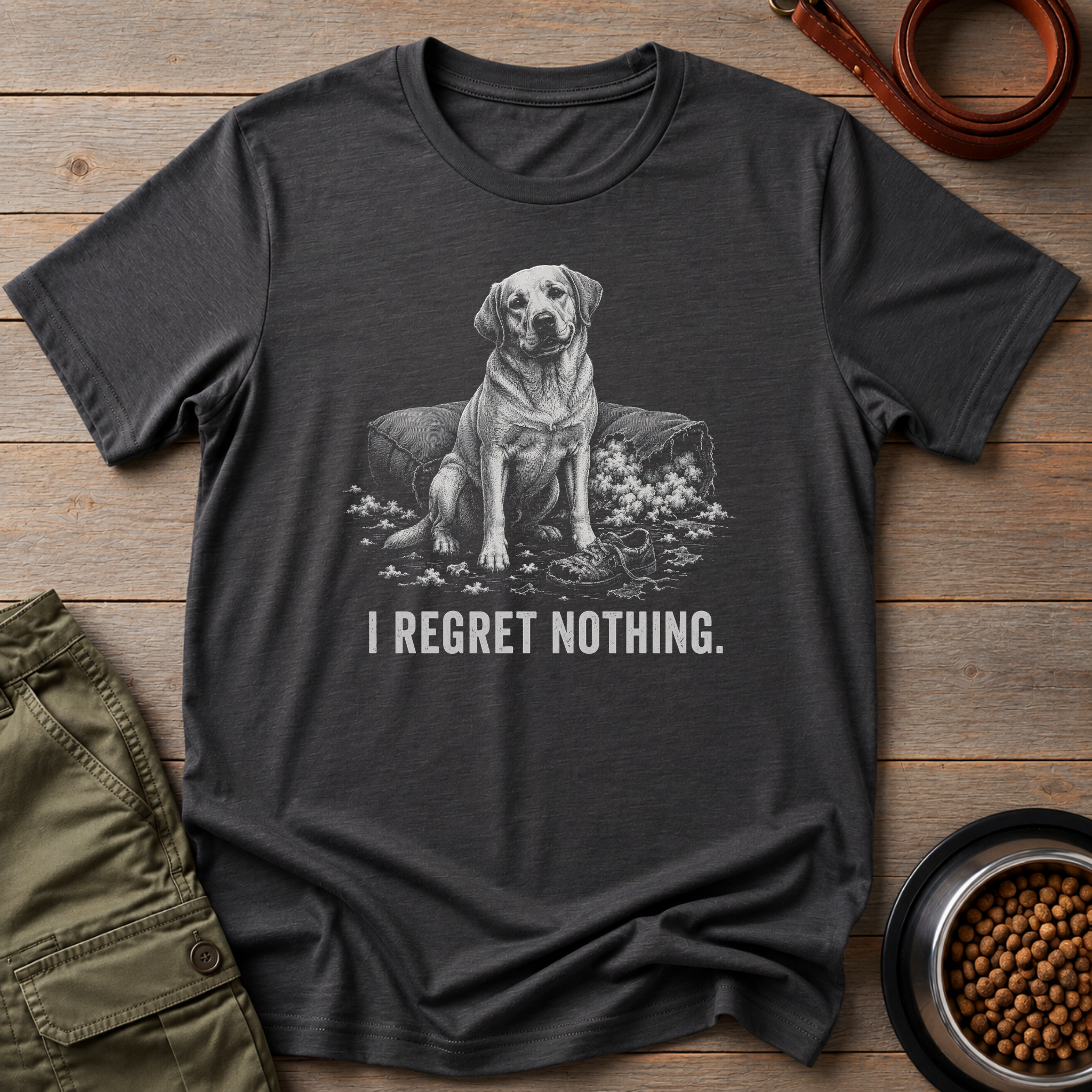 Labrador Retriever I Regret Nothing Tee
