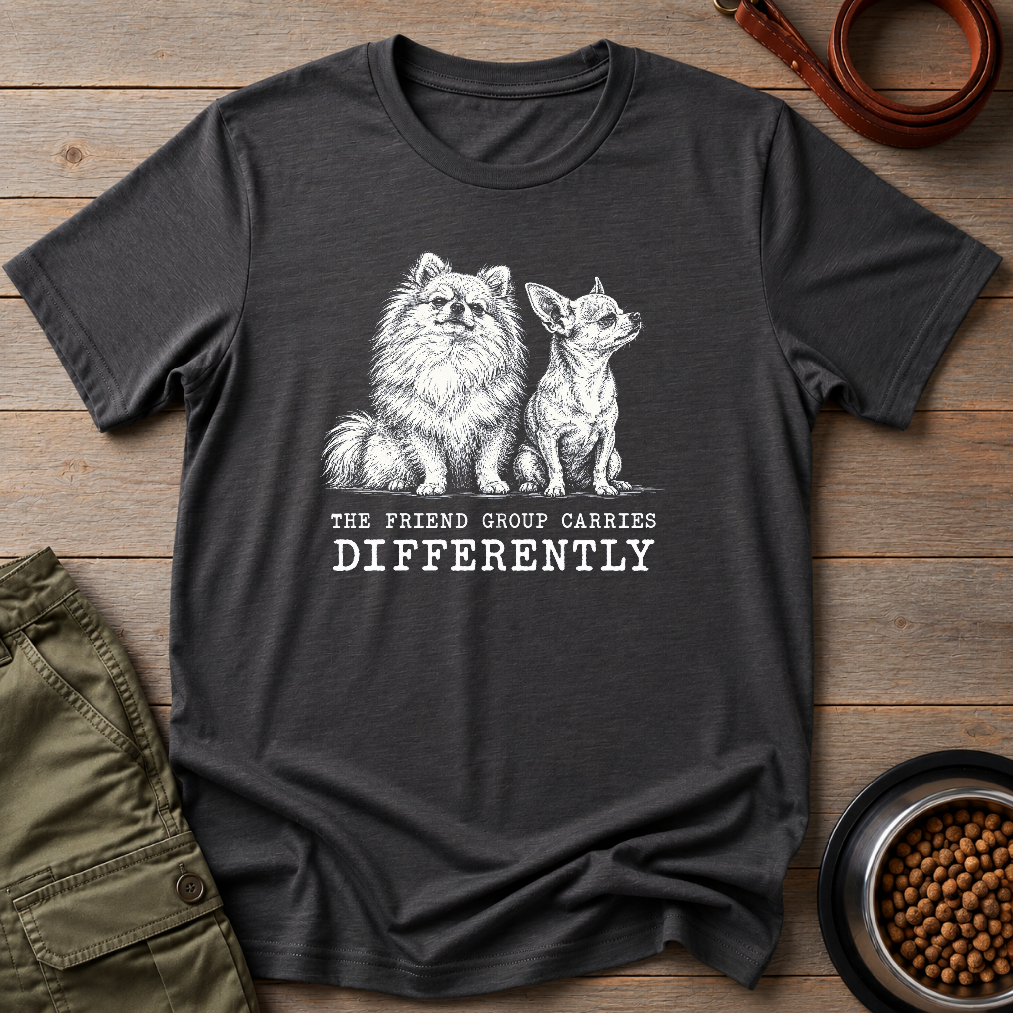 The Friend Group Carries Differently Tee