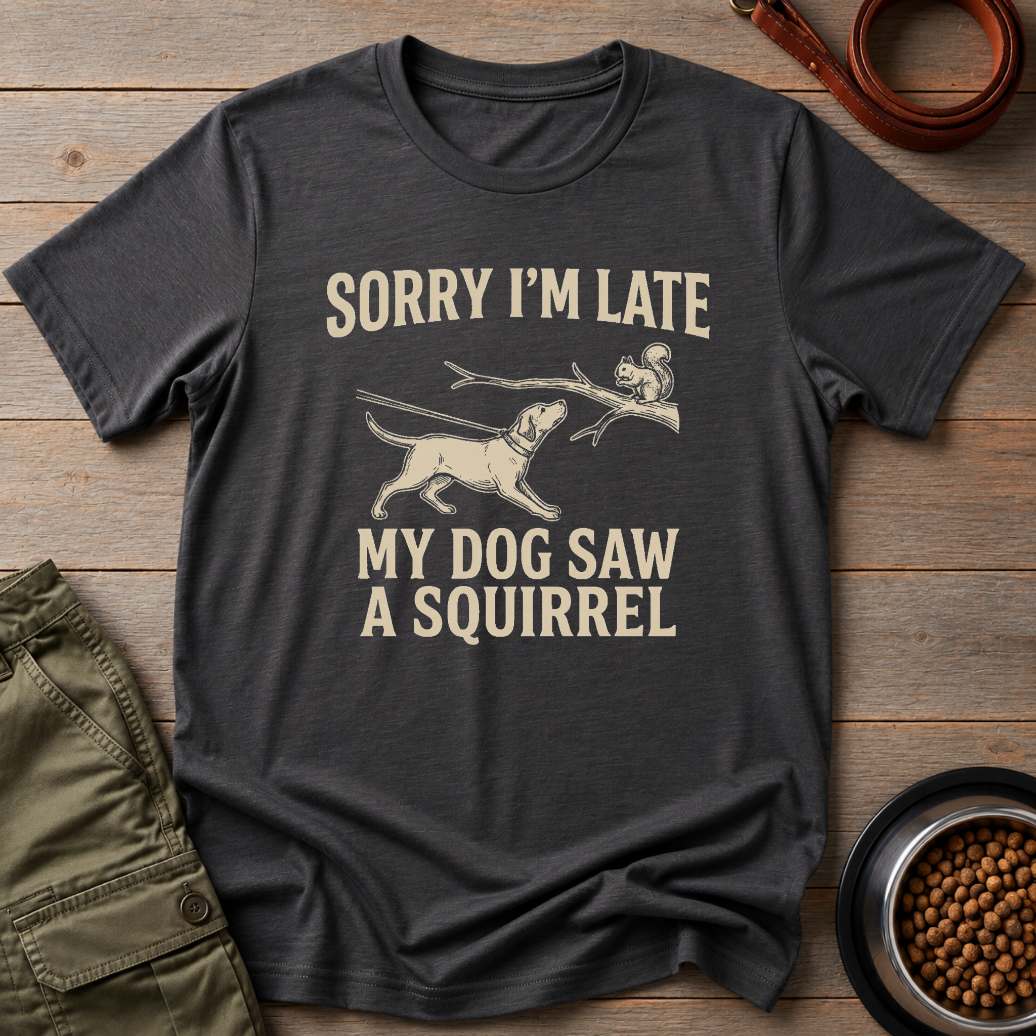 My Dog Saw A Squirrel Tee