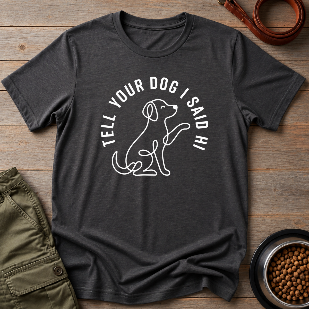 Formal Canine Salutation Tee