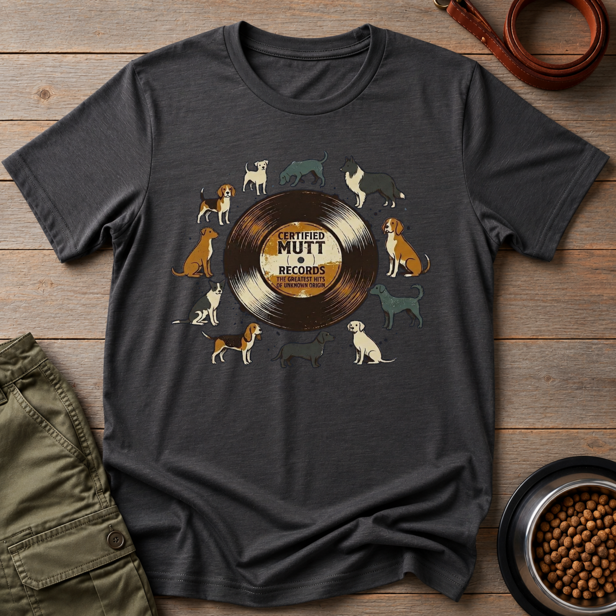 Vintage Vinyl Record Tee