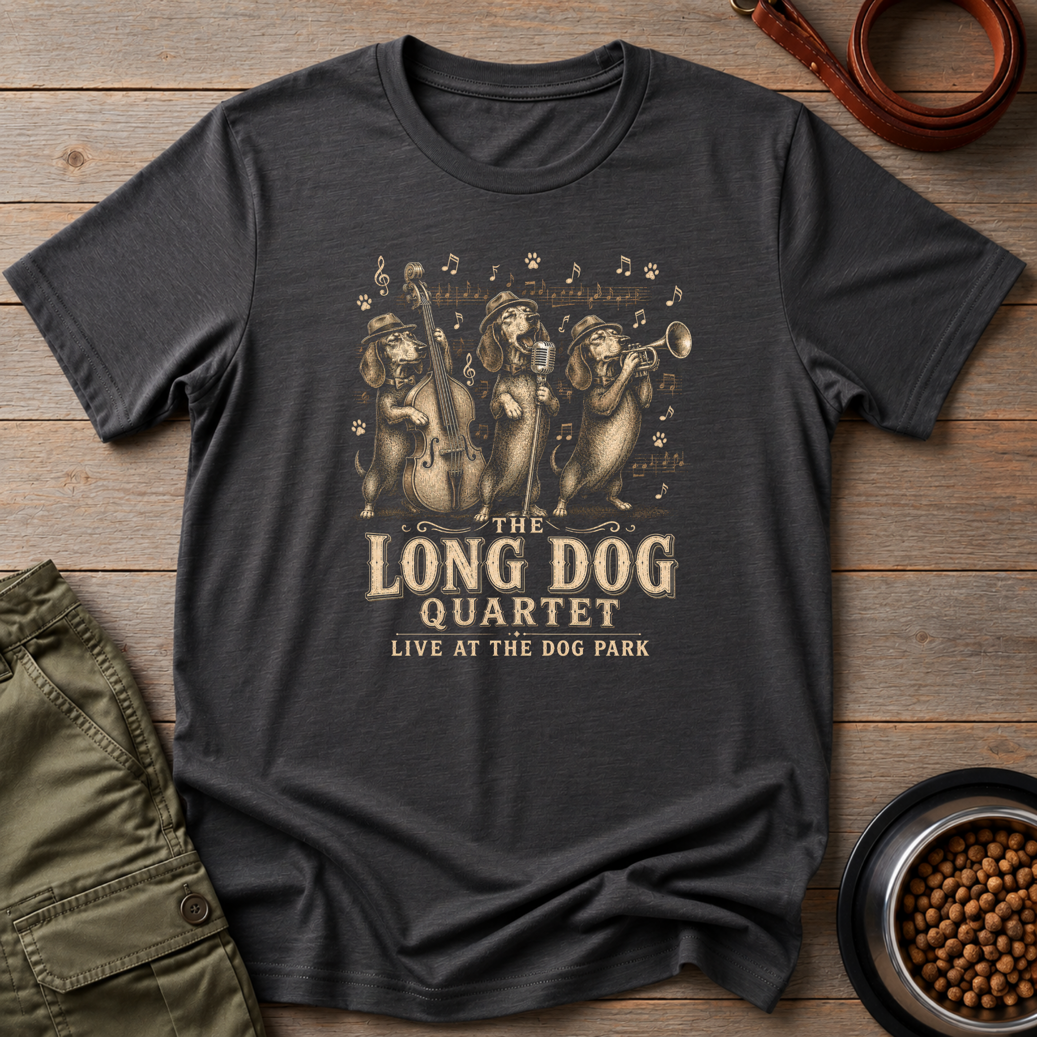 Dachshund Long Dog Quartet Tee