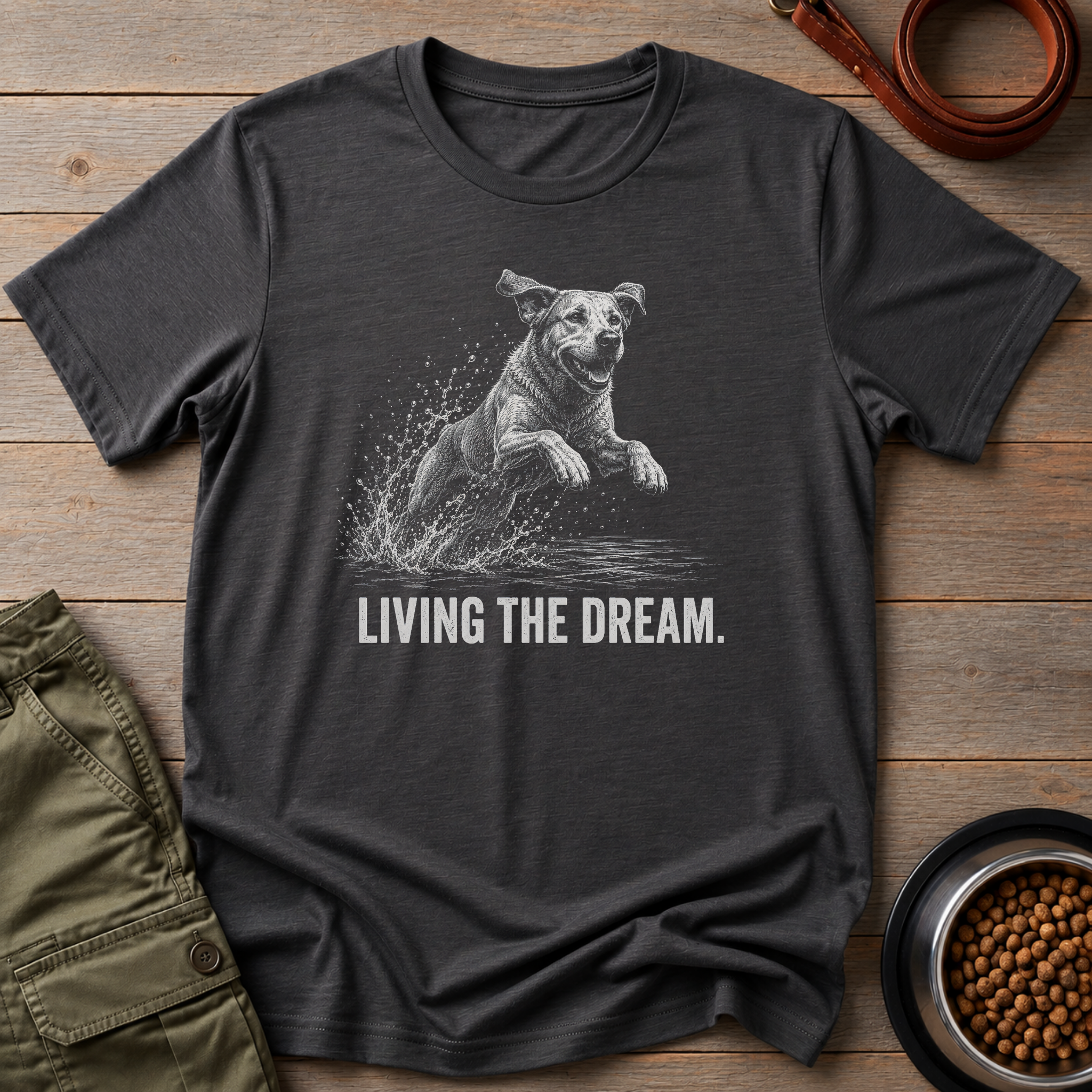 Labrador Retriever Living The Dream Tee
