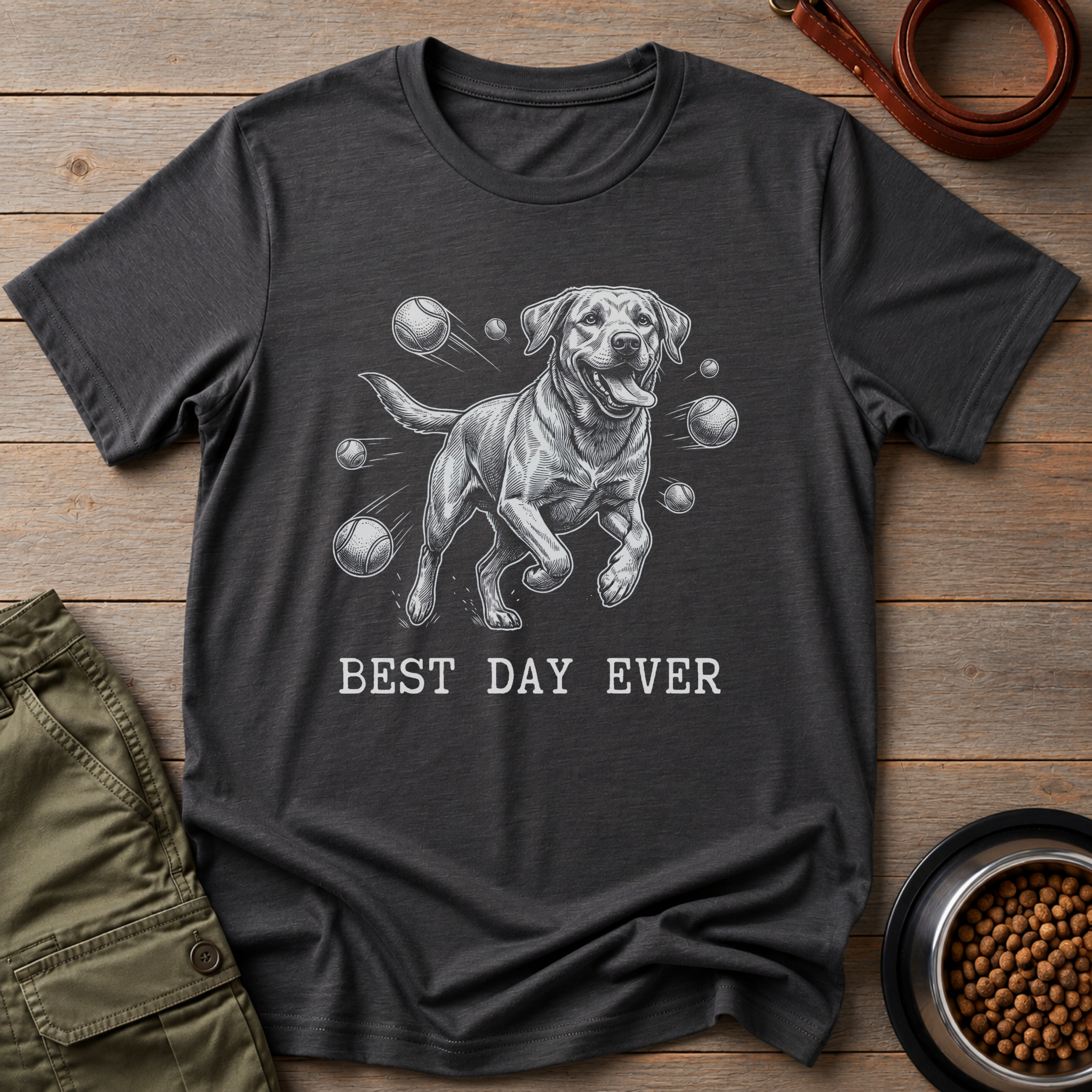 Labrador Retriever Best Day Ever Tee