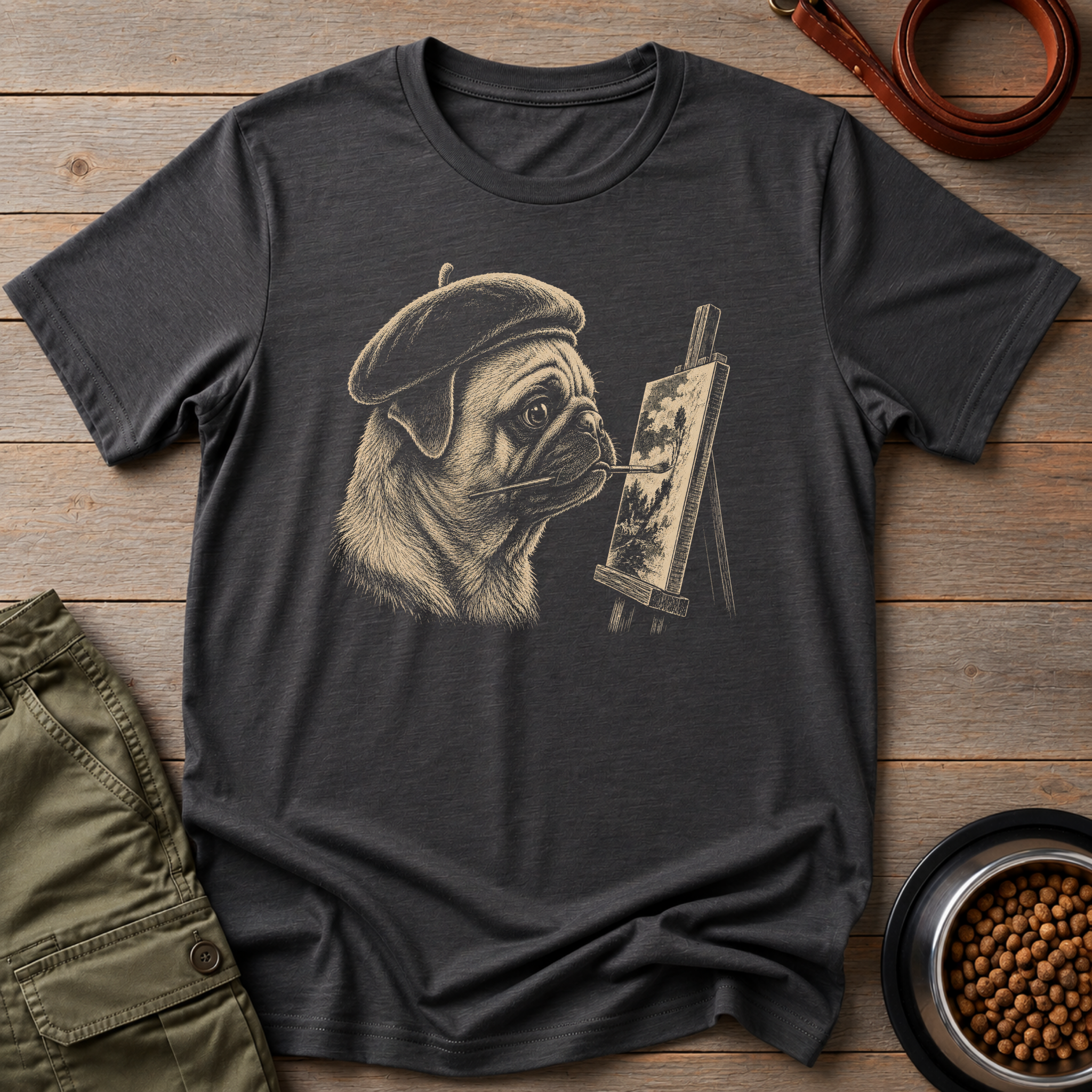 Pug the Painter Tee