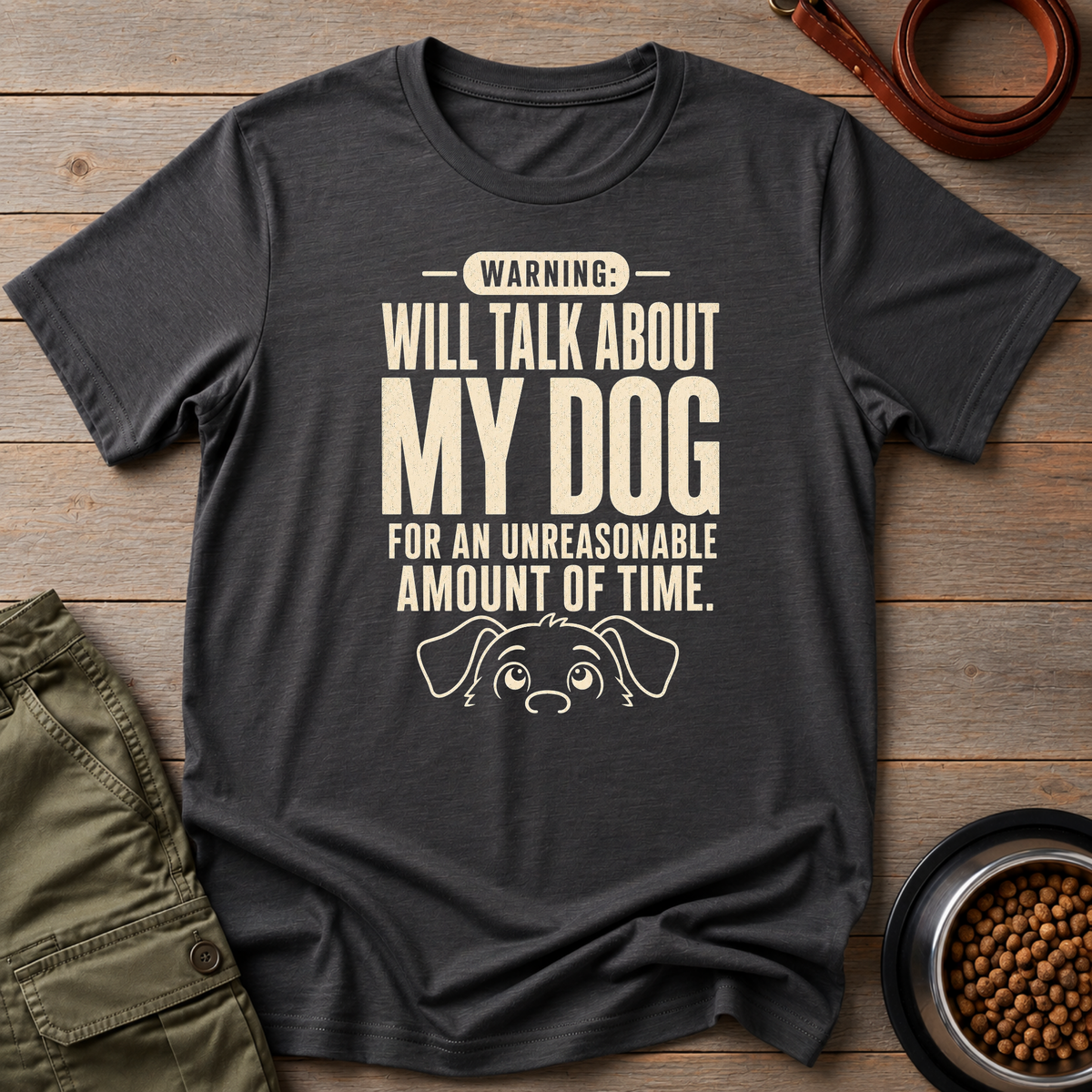 Warning Dog Talk Incoming Tee