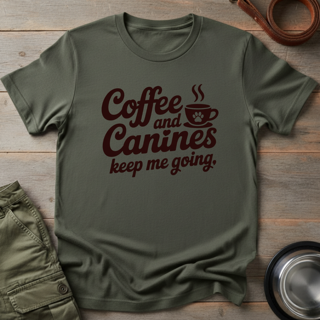 Coffee and Canines Tee