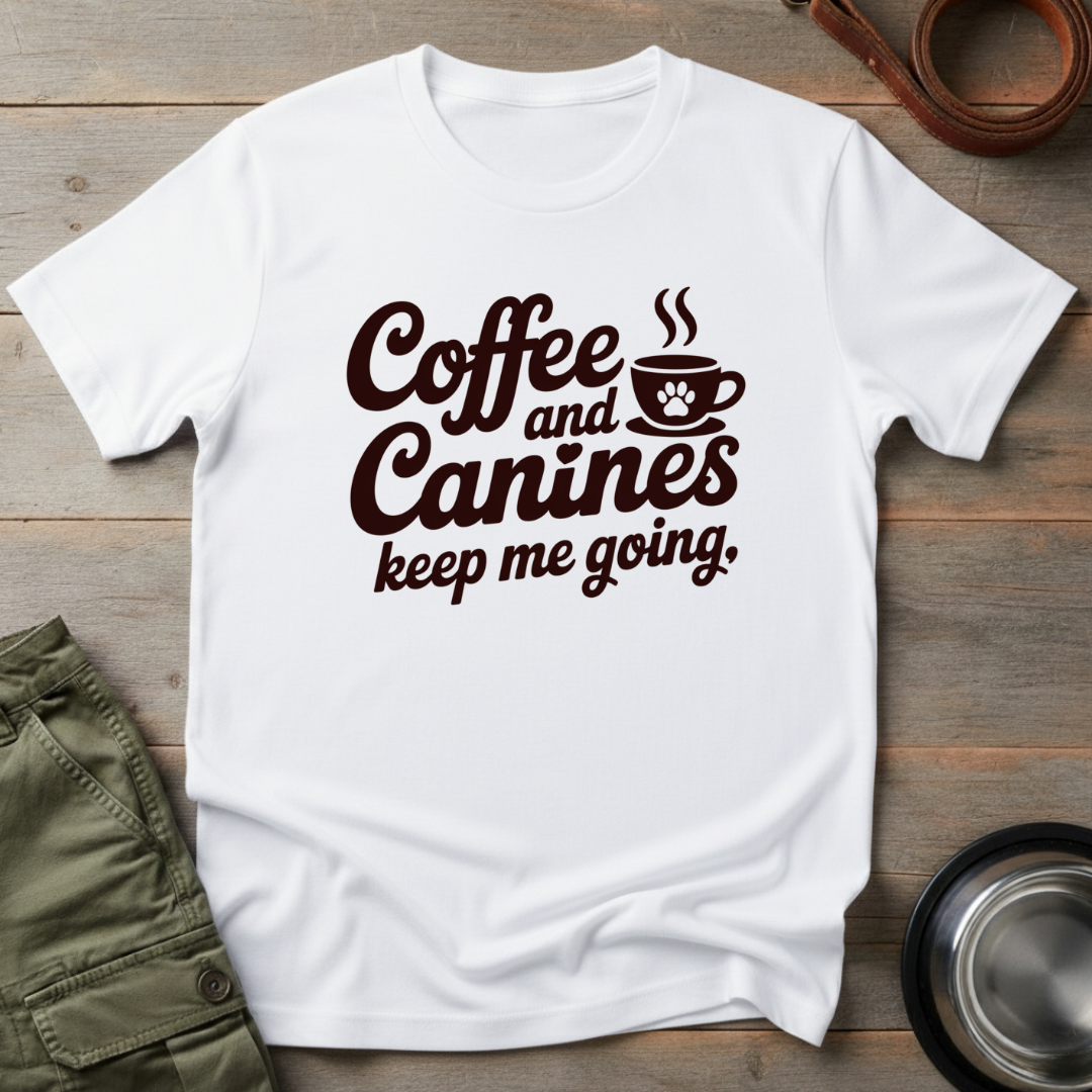 Coffee and Canines Tee